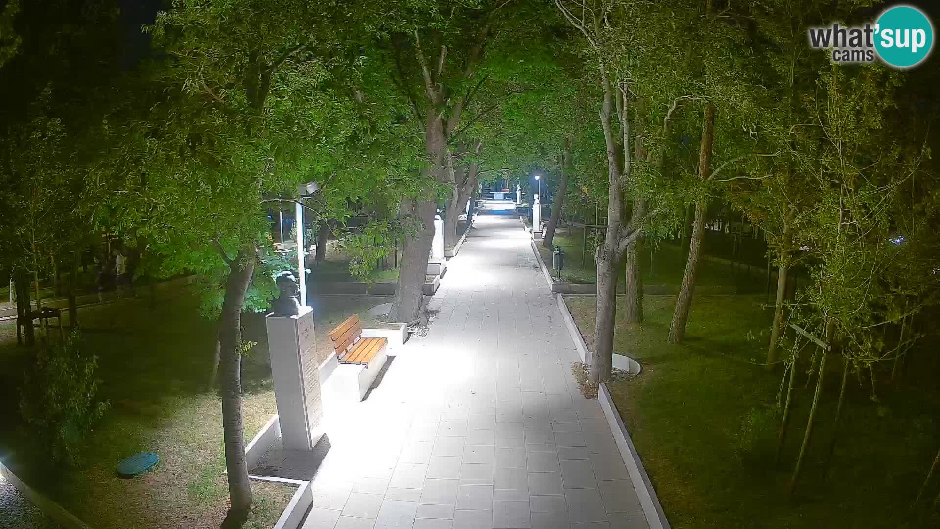 Writers’ Park Webcam Senj – Live by the Sea
