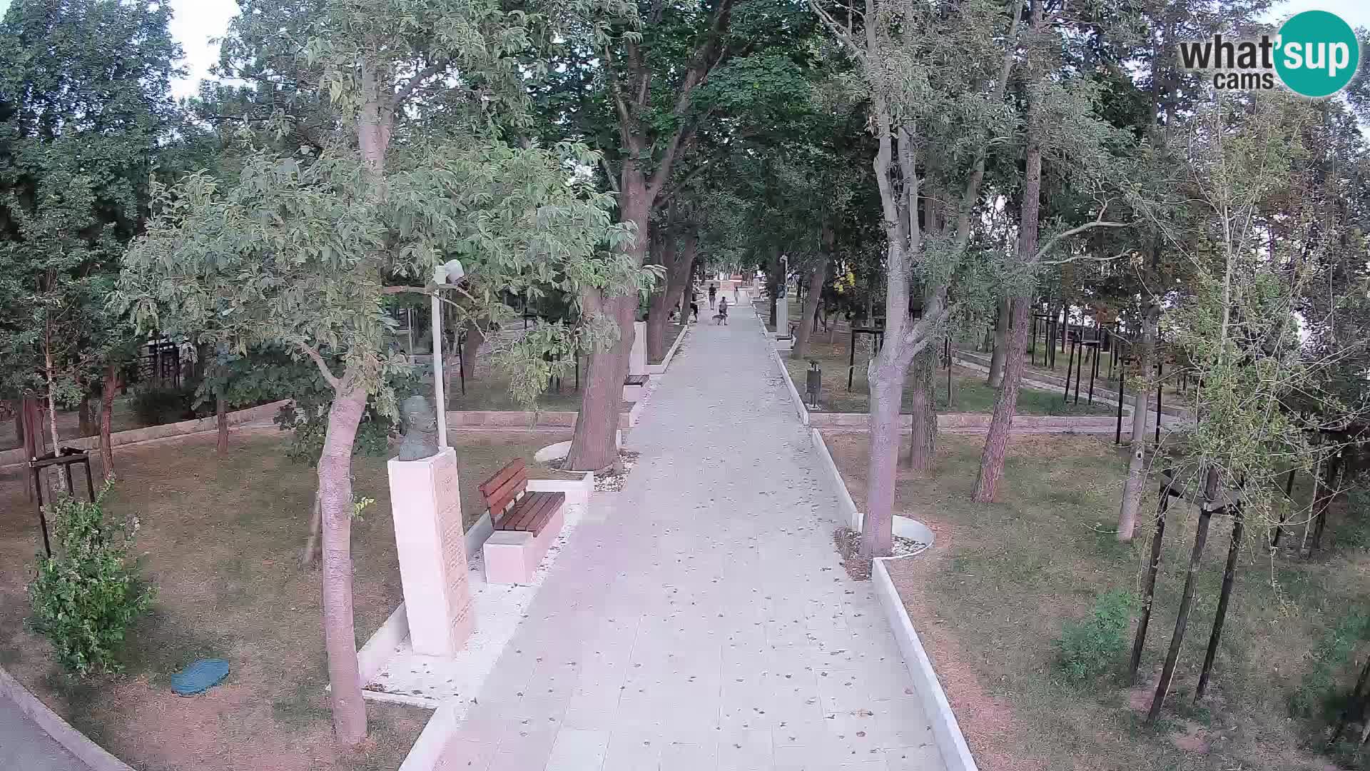 Writers’ Park Webcam Senj – Live by the Sea