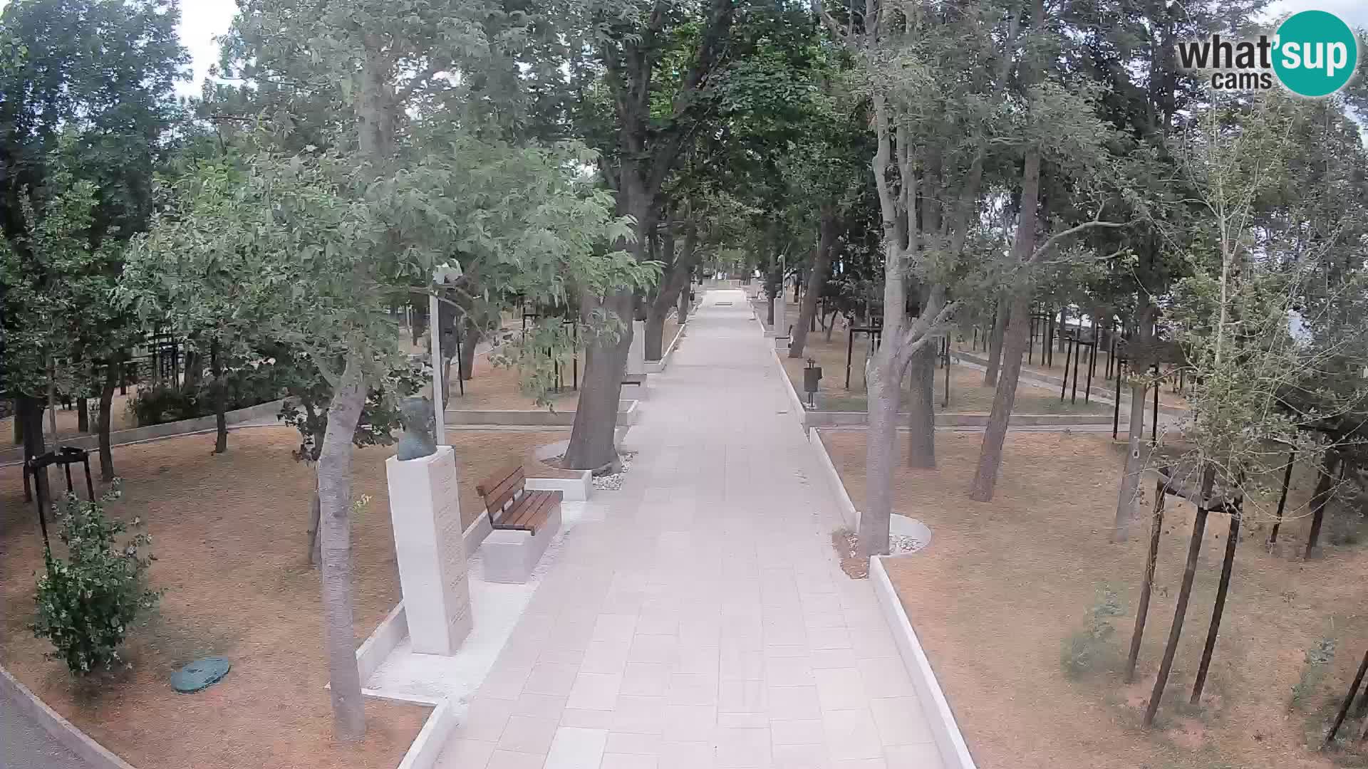 Writers’ Park Webcam Senj – Live by the Sea