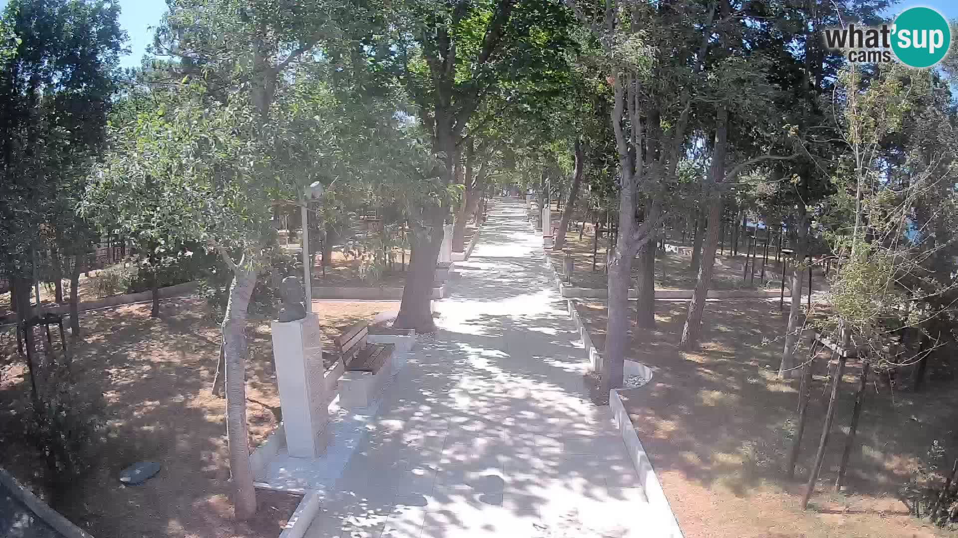 Writers’ Park Webcam Senj – Live by the Sea
