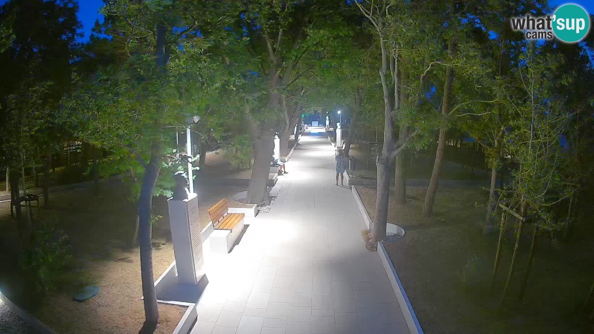 Writers’ Park Webcam Senj – Live by the Sea