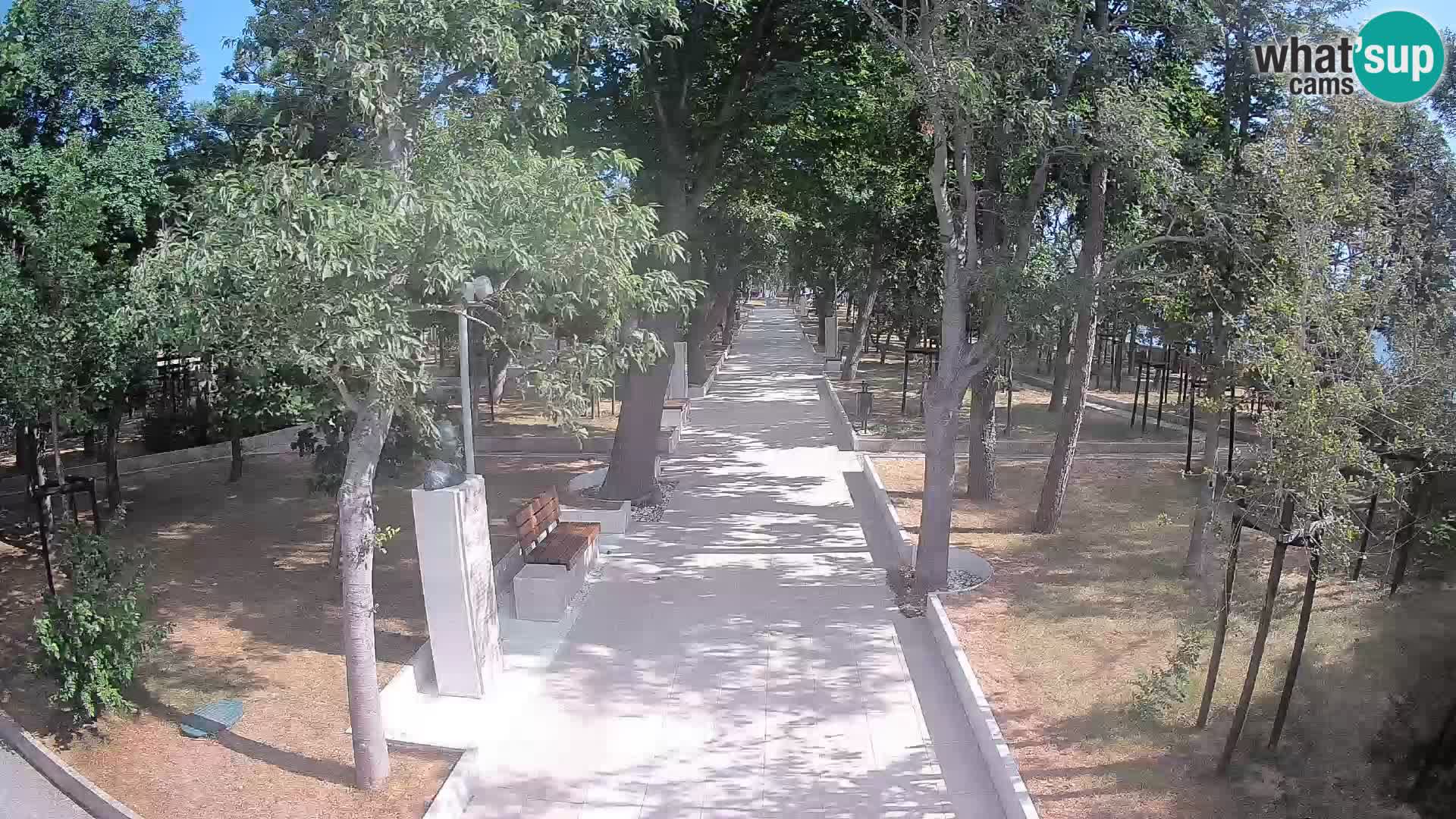 Webcam Schriftstellerpark Senj – Live am Meer