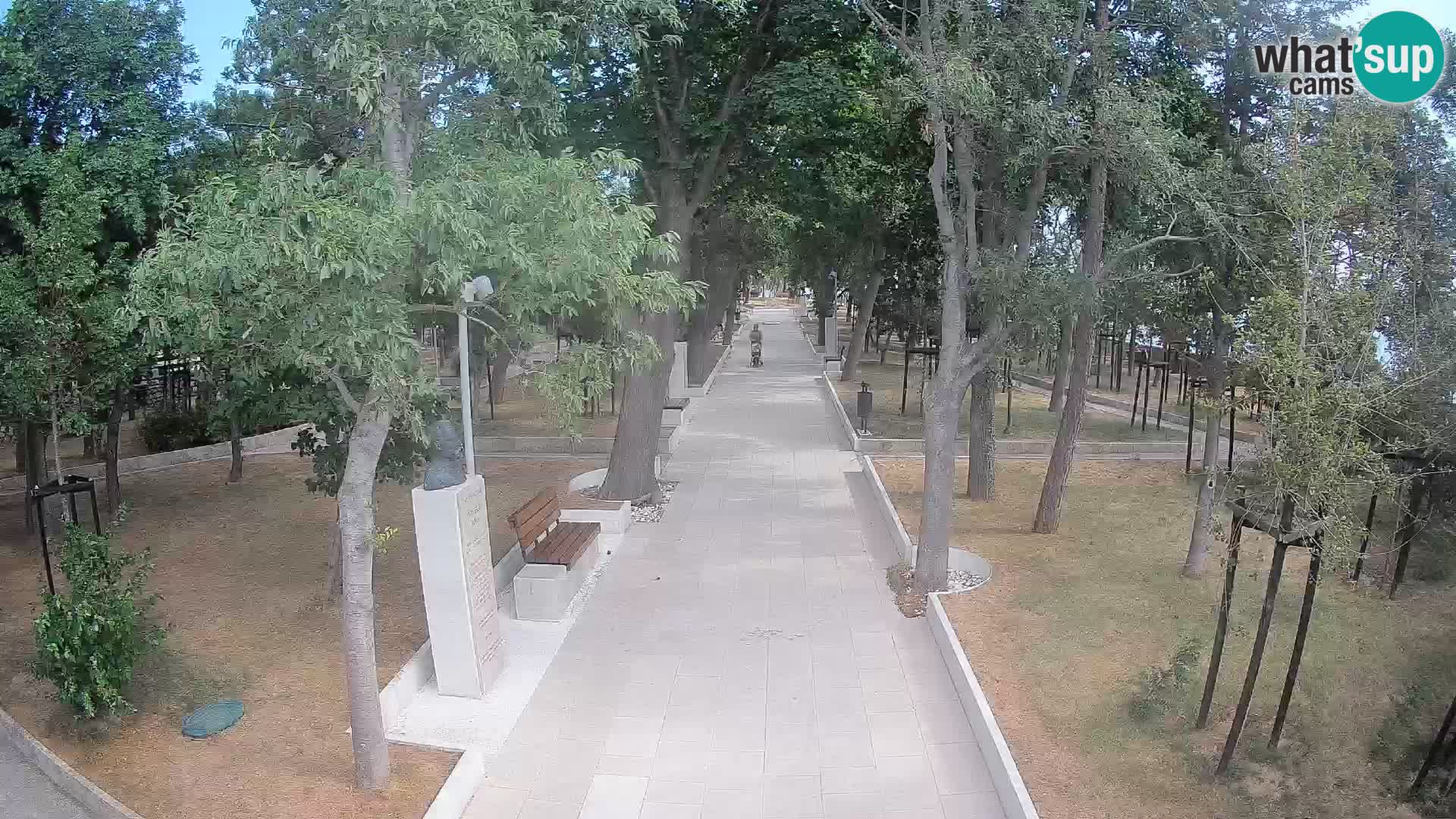 Writers’ Park Webcam Senj – Live by the Sea