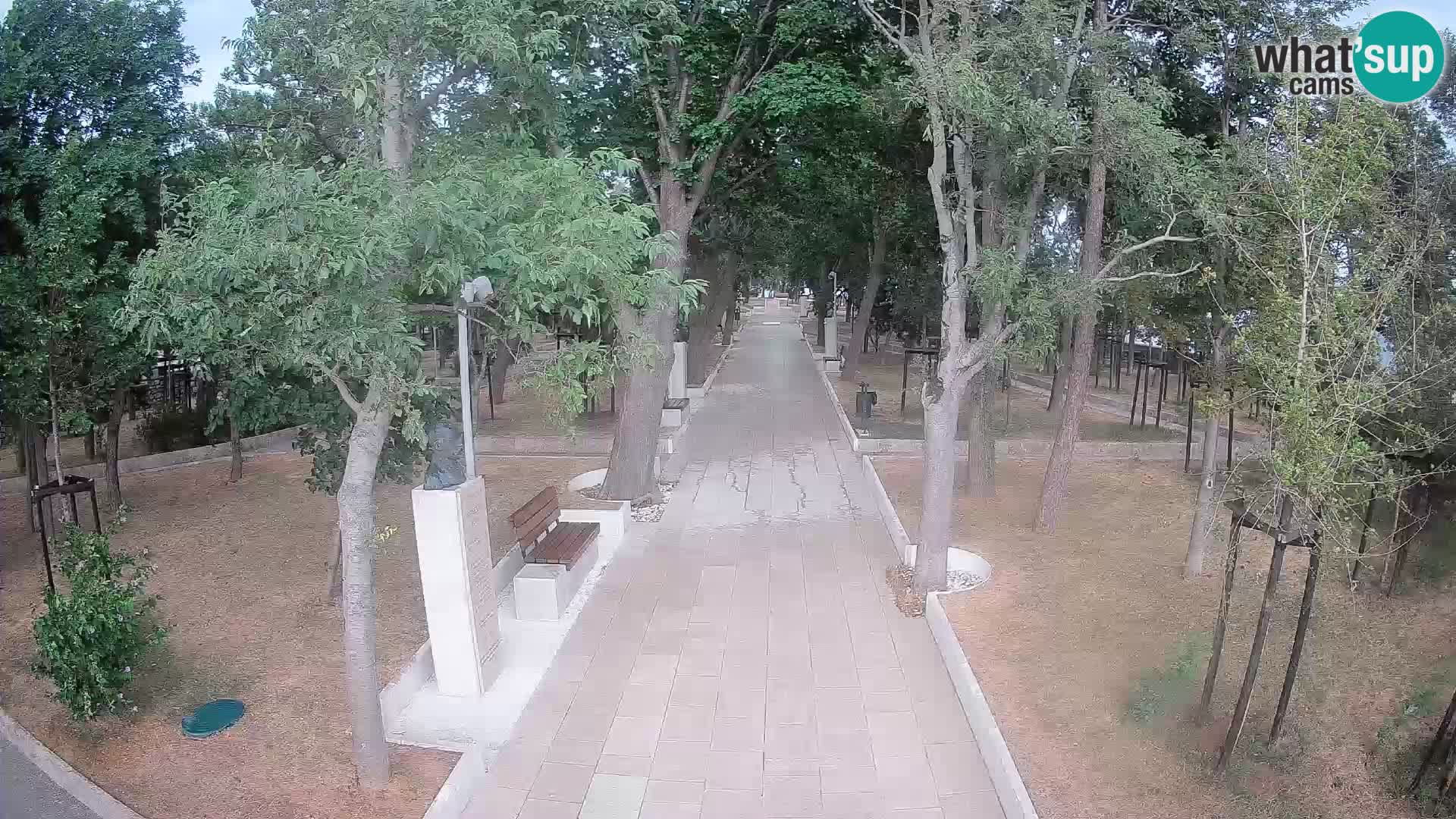 Webcam Schriftstellerpark Senj – Live am Meer