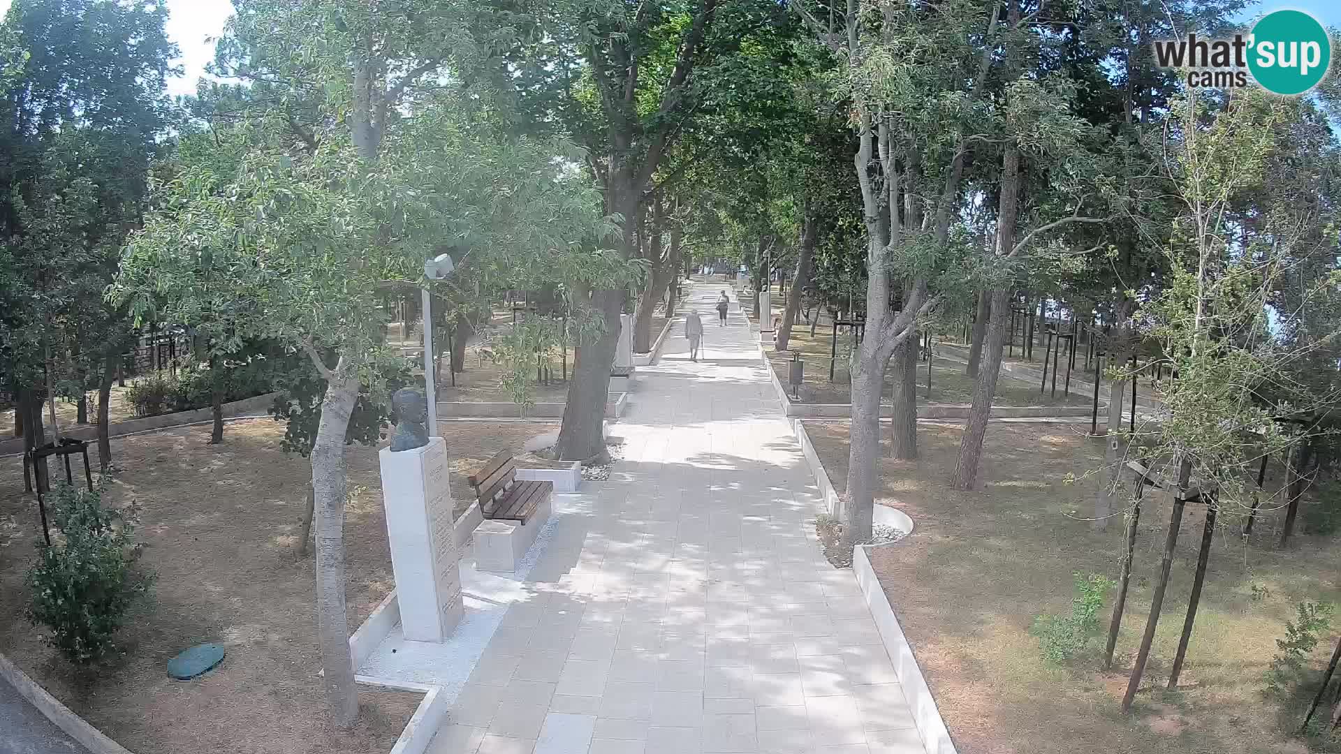 Writers’ Park Webcam Senj – Live by the Sea