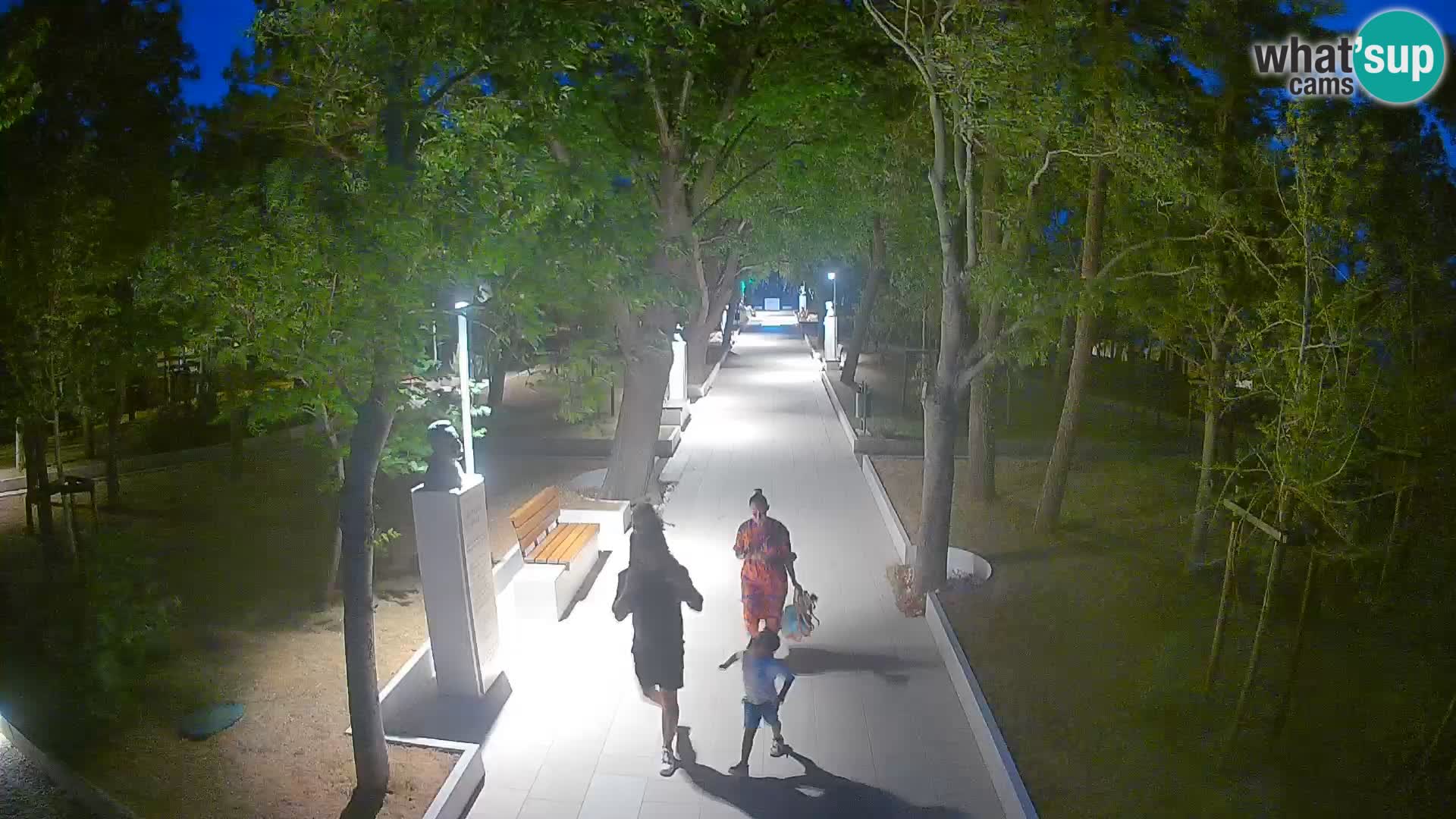 Webcam Schriftstellerpark Senj – Live am Meer