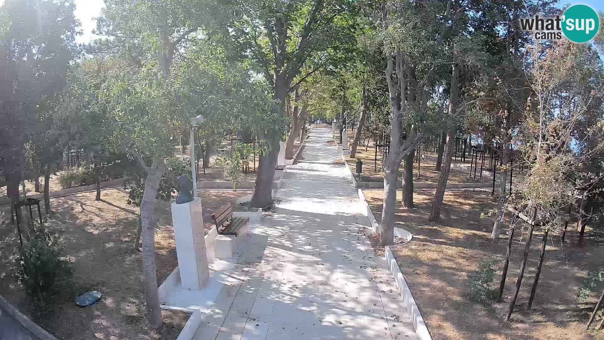 Webcam Schriftstellerpark Senj – Live am Meer