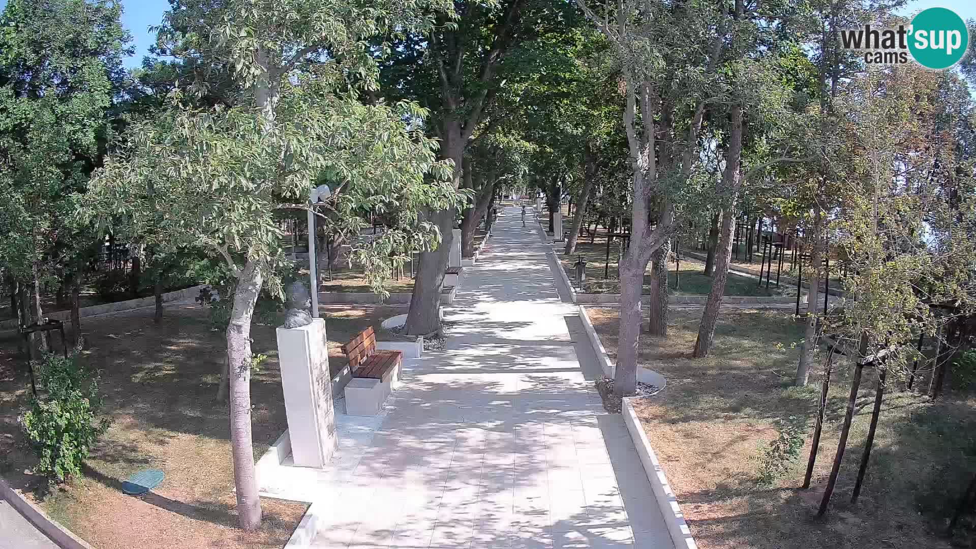 Writers’ Park Webcam Senj – Live by the Sea
