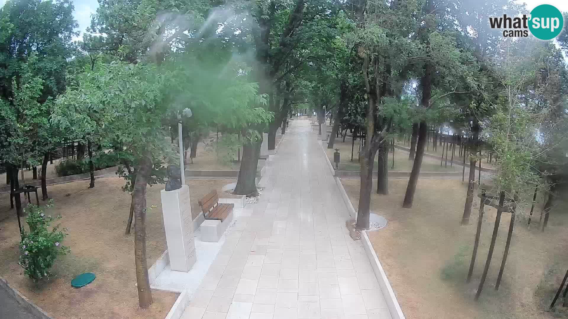 Writers’ Park Webcam Senj – Live by the Sea