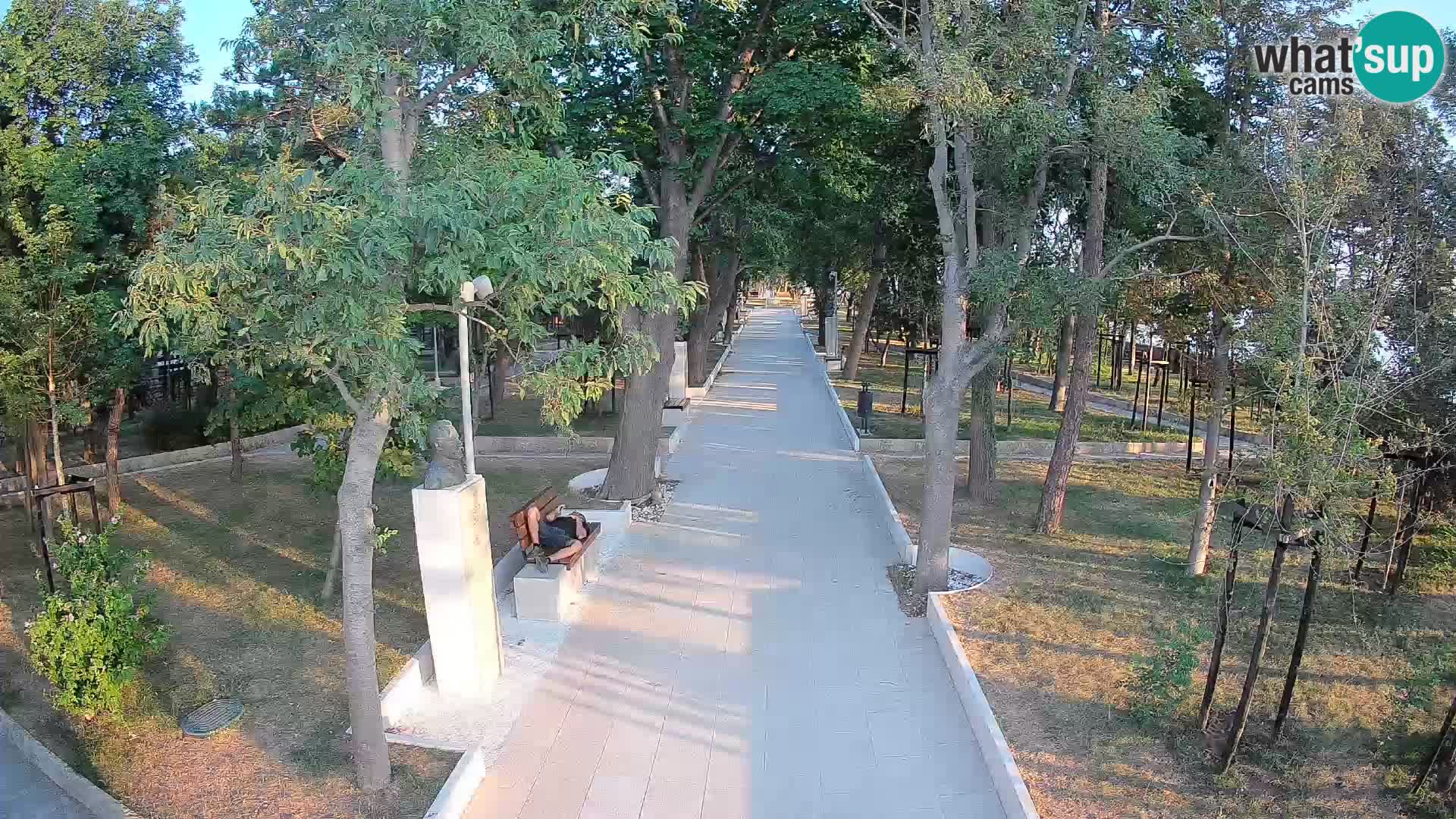 Webcam Schriftstellerpark Senj – Live am Meer