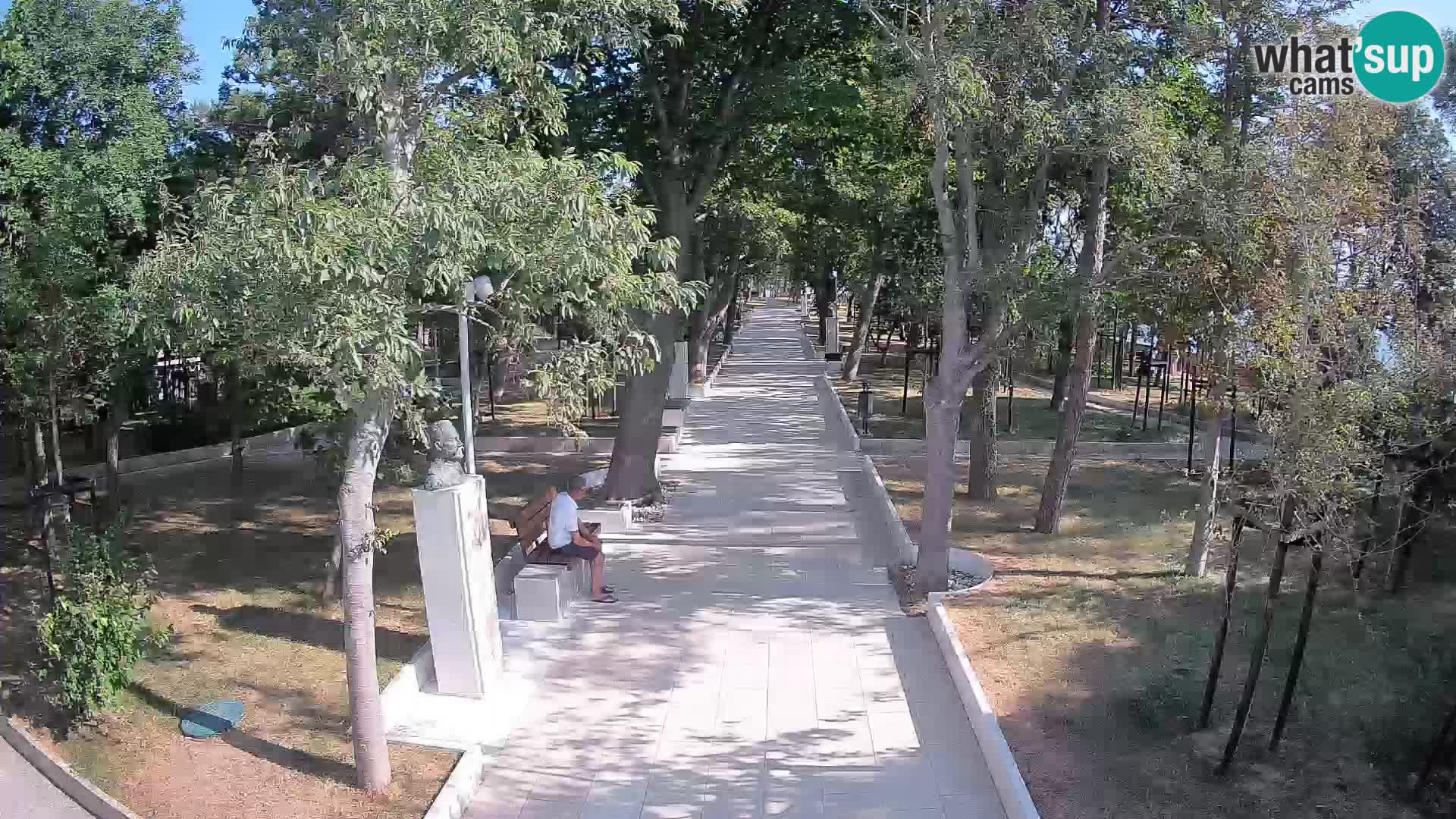 Webcam Schriftstellerpark Senj – Live am Meer