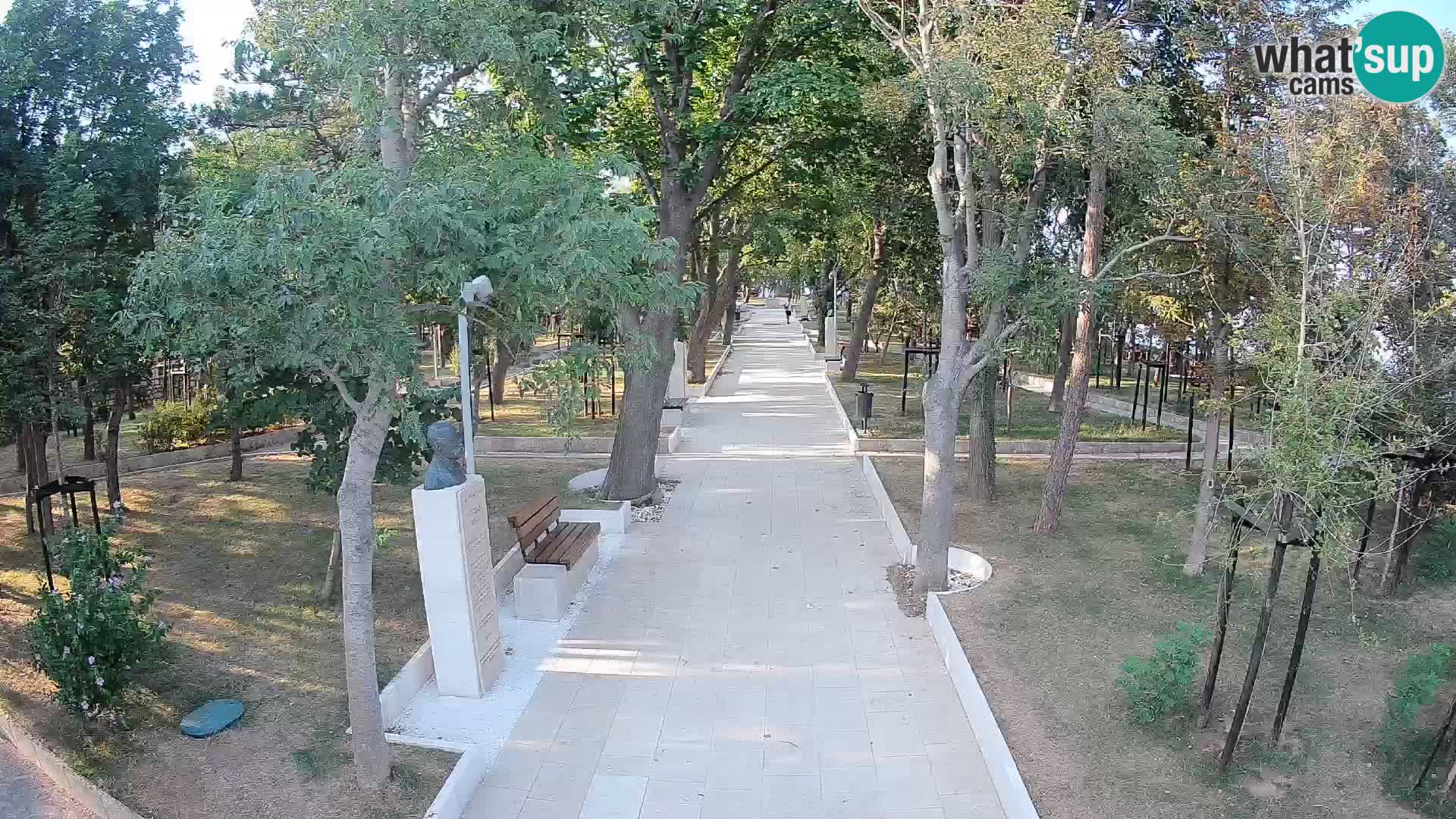 Writers’ Park Webcam Senj – Live by the Sea