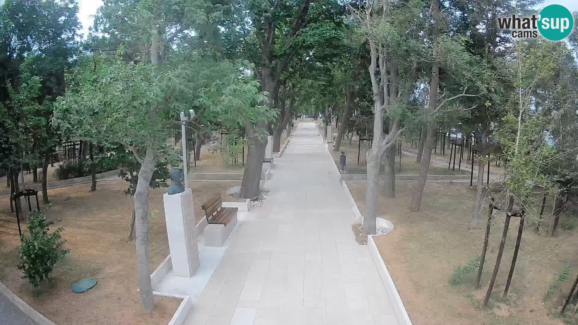 Writers’ Park Webcam Senj – Live by the Sea