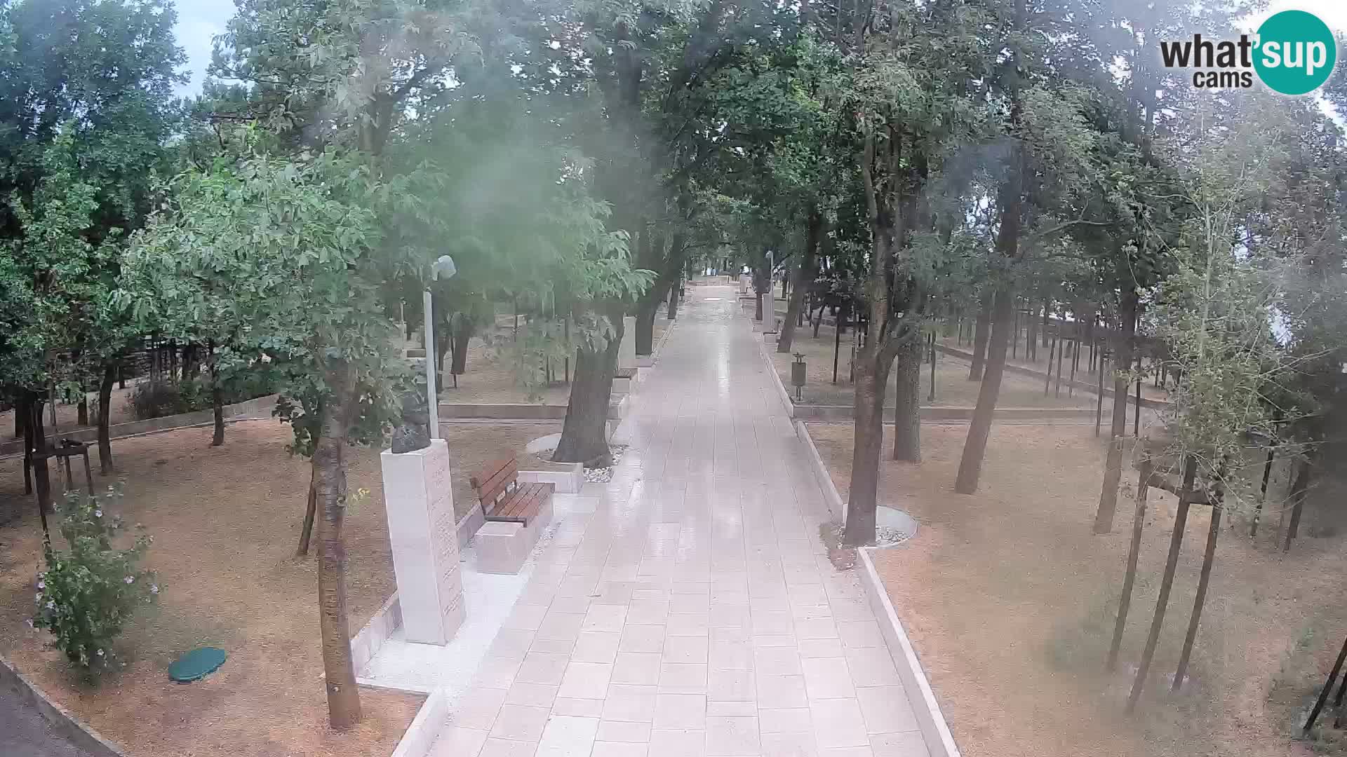 Writers’ Park Webcam Senj – Live by the Sea