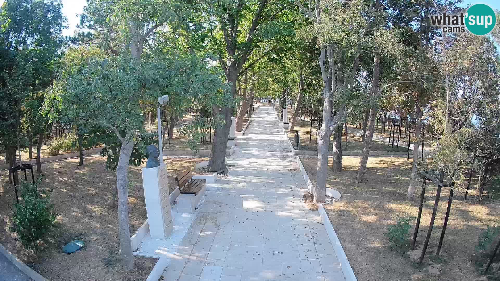 Writers’ Park Webcam Senj – Live by the Sea