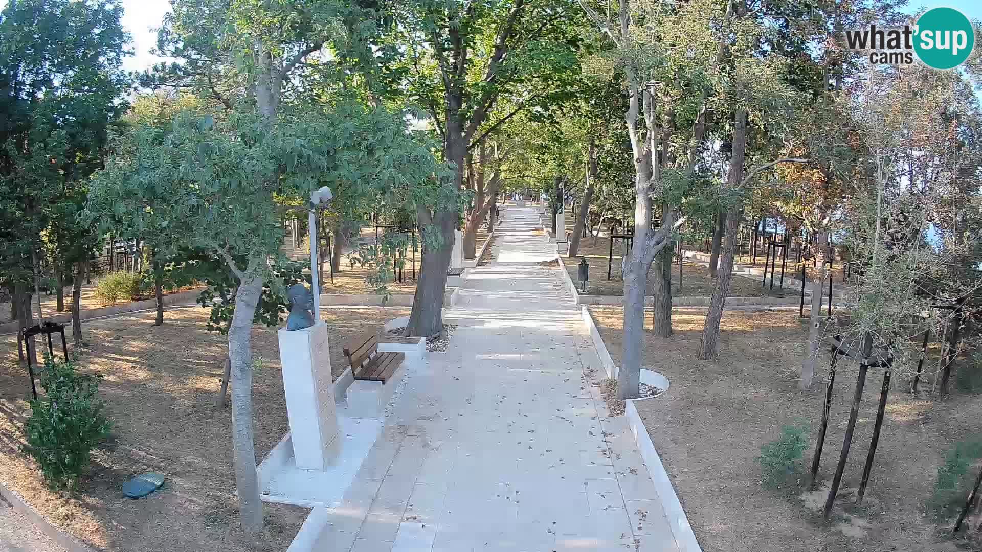 Webcam Schriftstellerpark Senj – Live am Meer