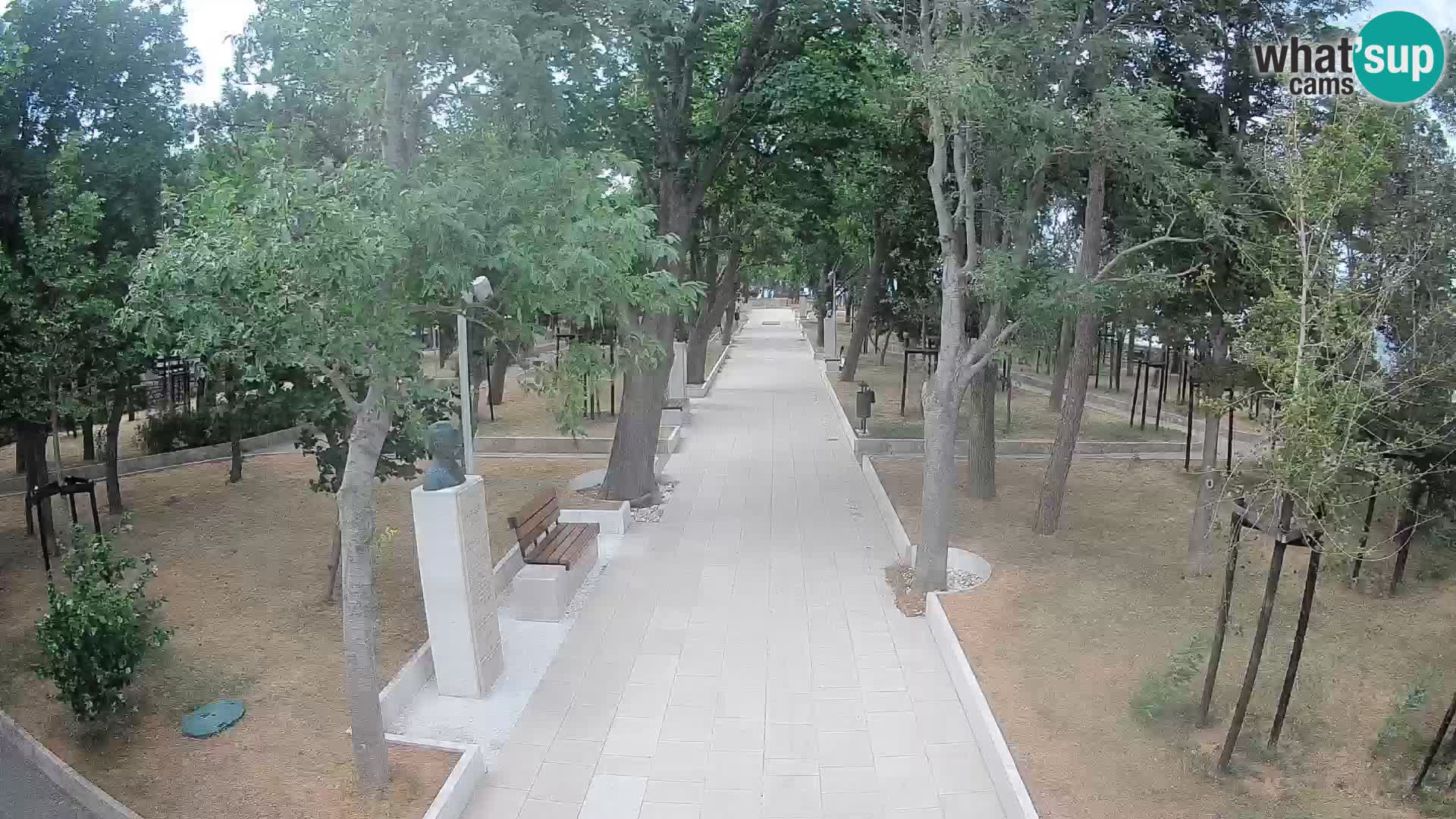 Writers’ Park Webcam Senj – Live by the Sea