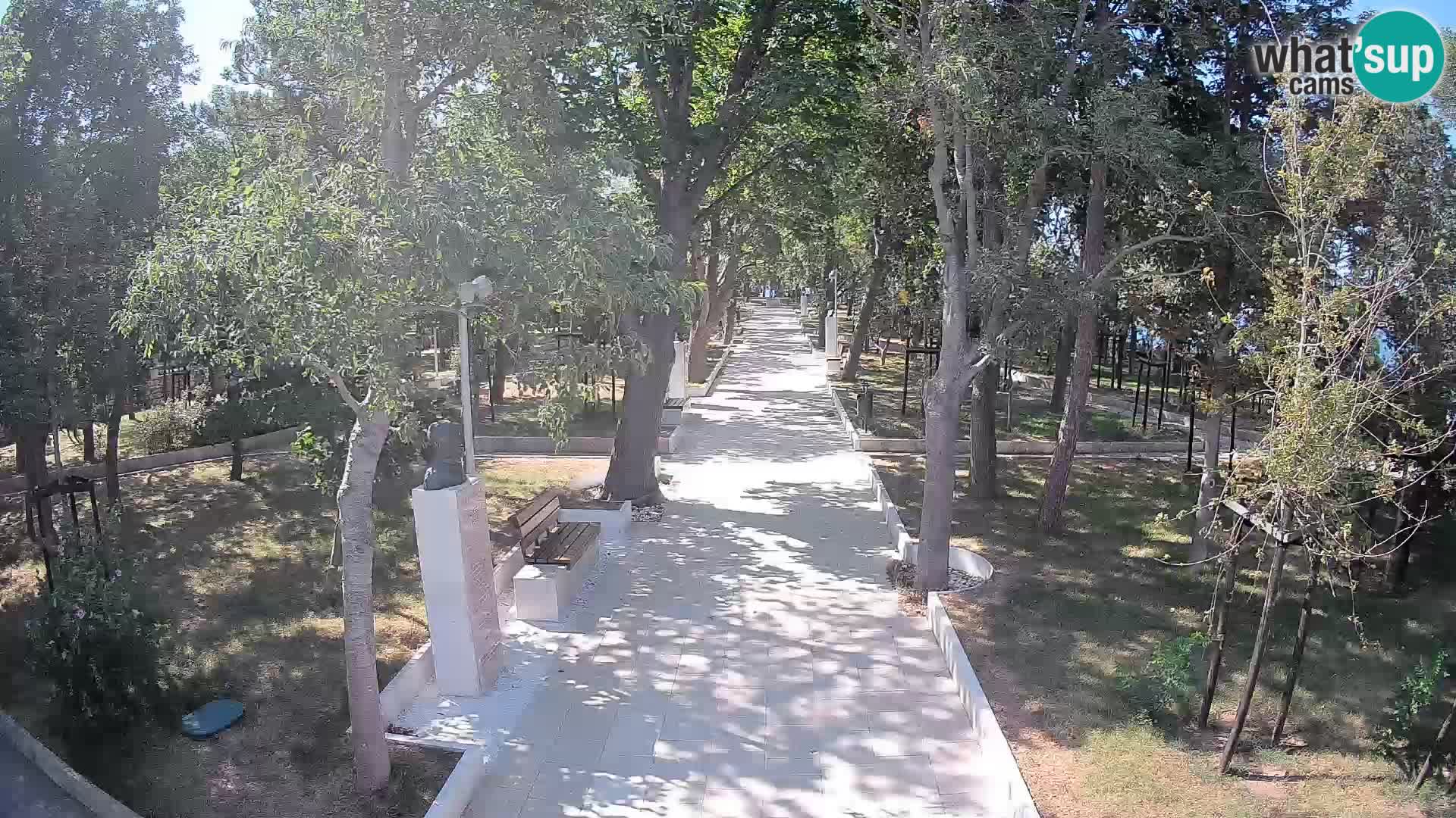 Writers’ Park Webcam Senj – Live by the Sea
