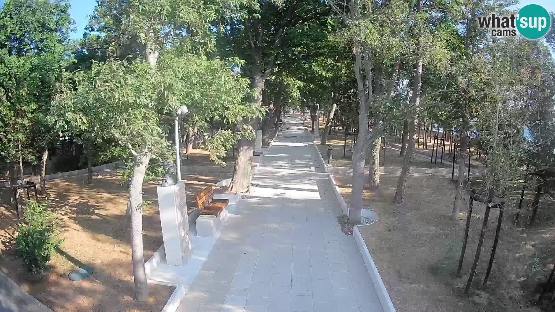 Writers’ Park Webcam Senj – Live by the Sea