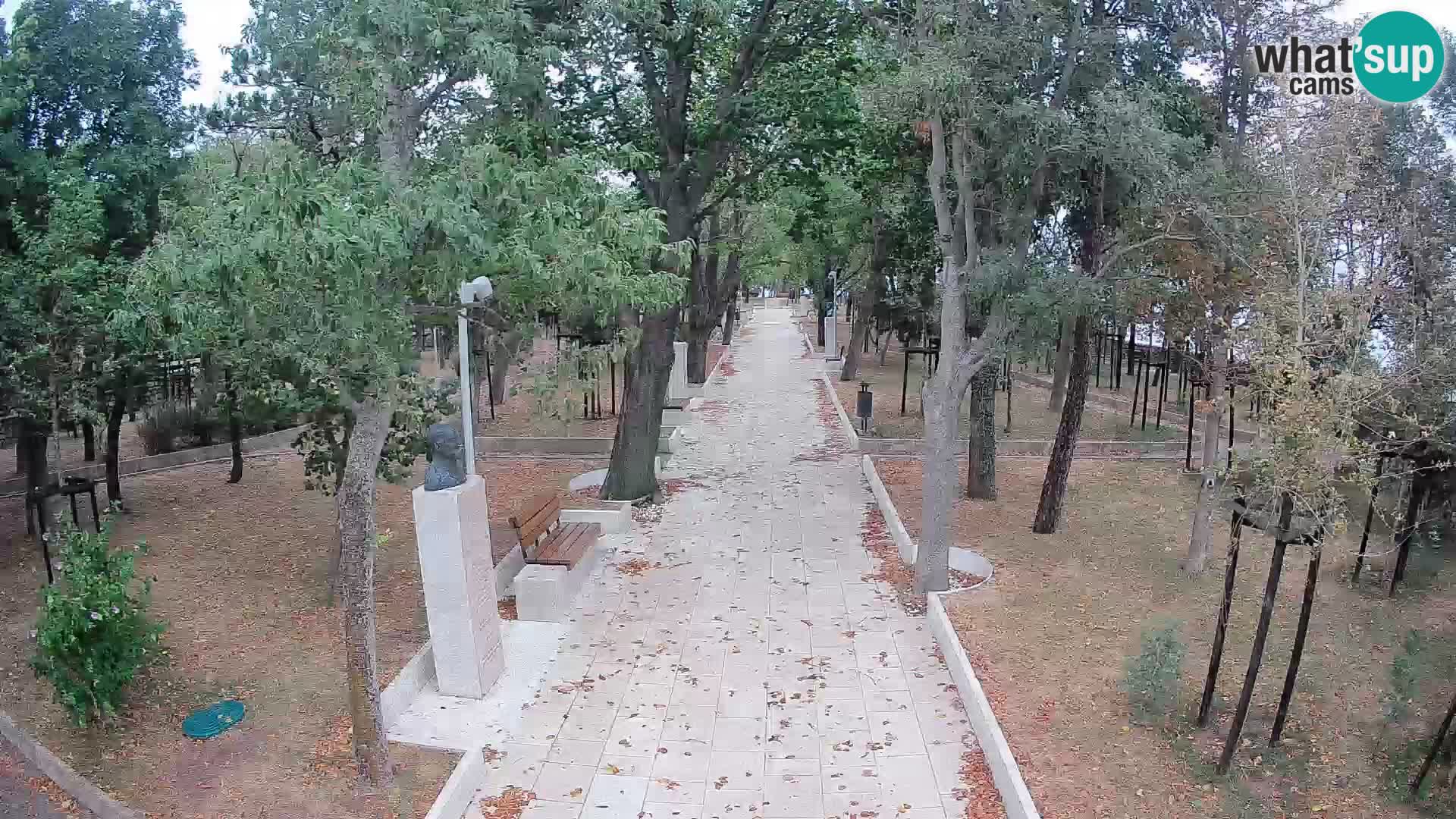 Writers’ Park Webcam Senj – Live by the Sea
