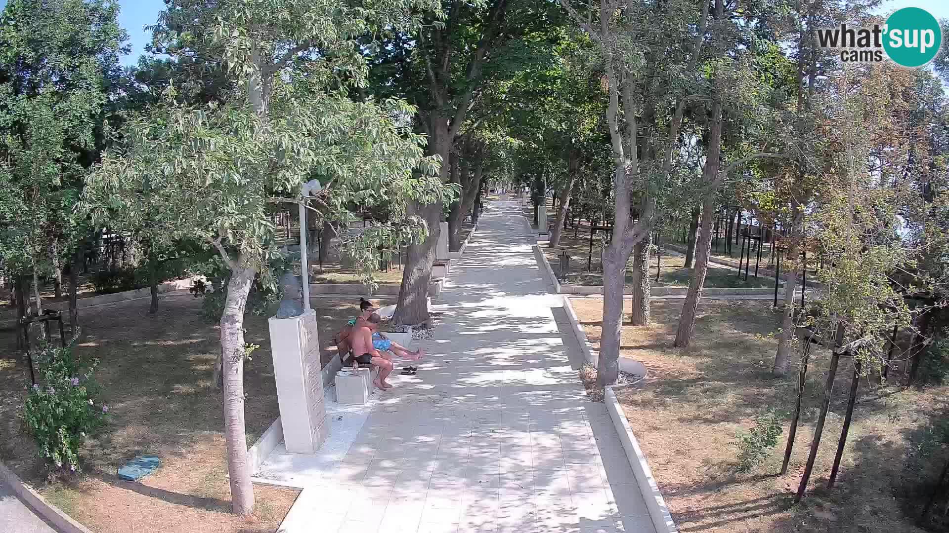 Webcam Schriftstellerpark Senj – Live am Meer