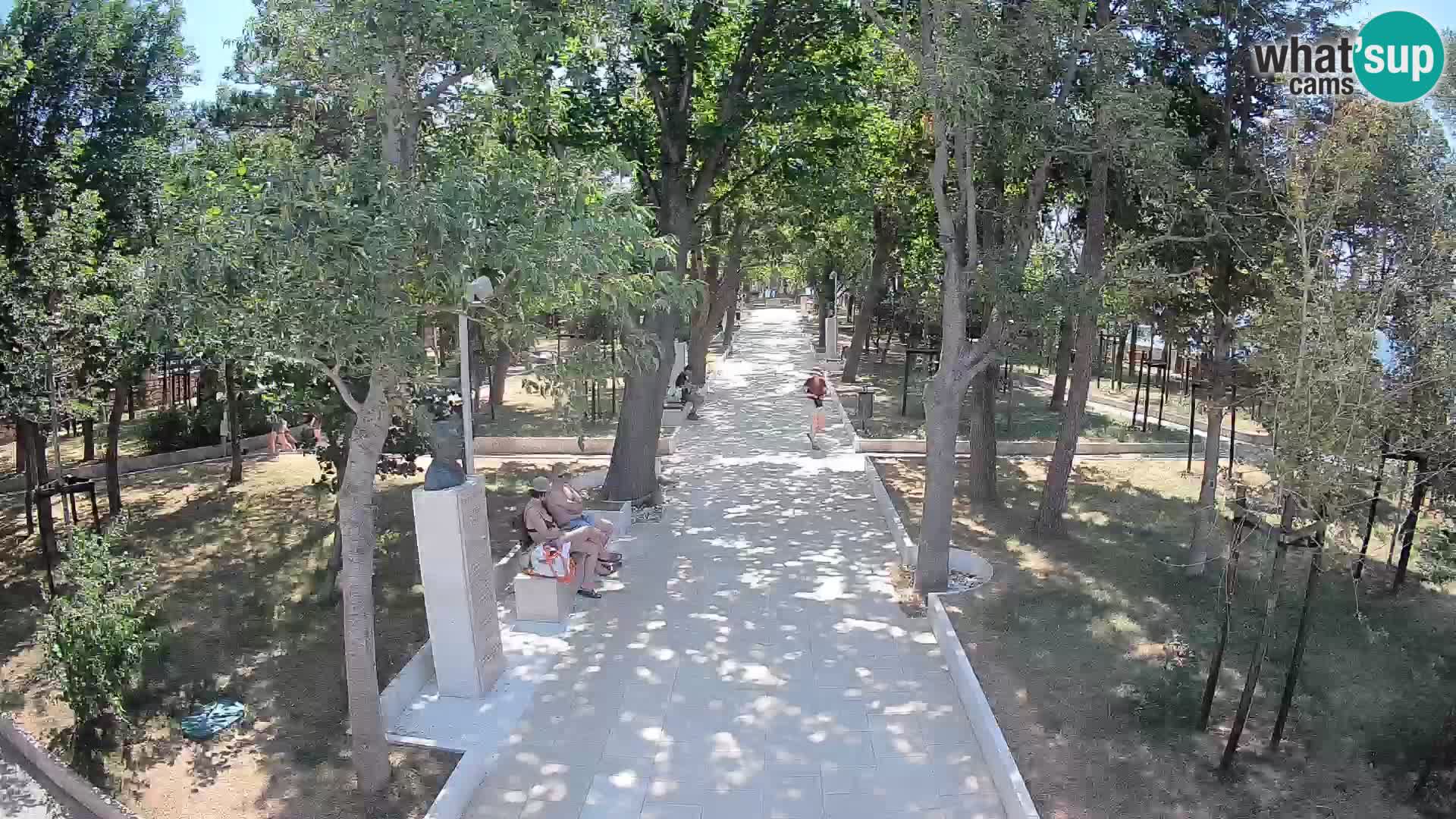 Webcam Schriftstellerpark Senj – Live am Meer