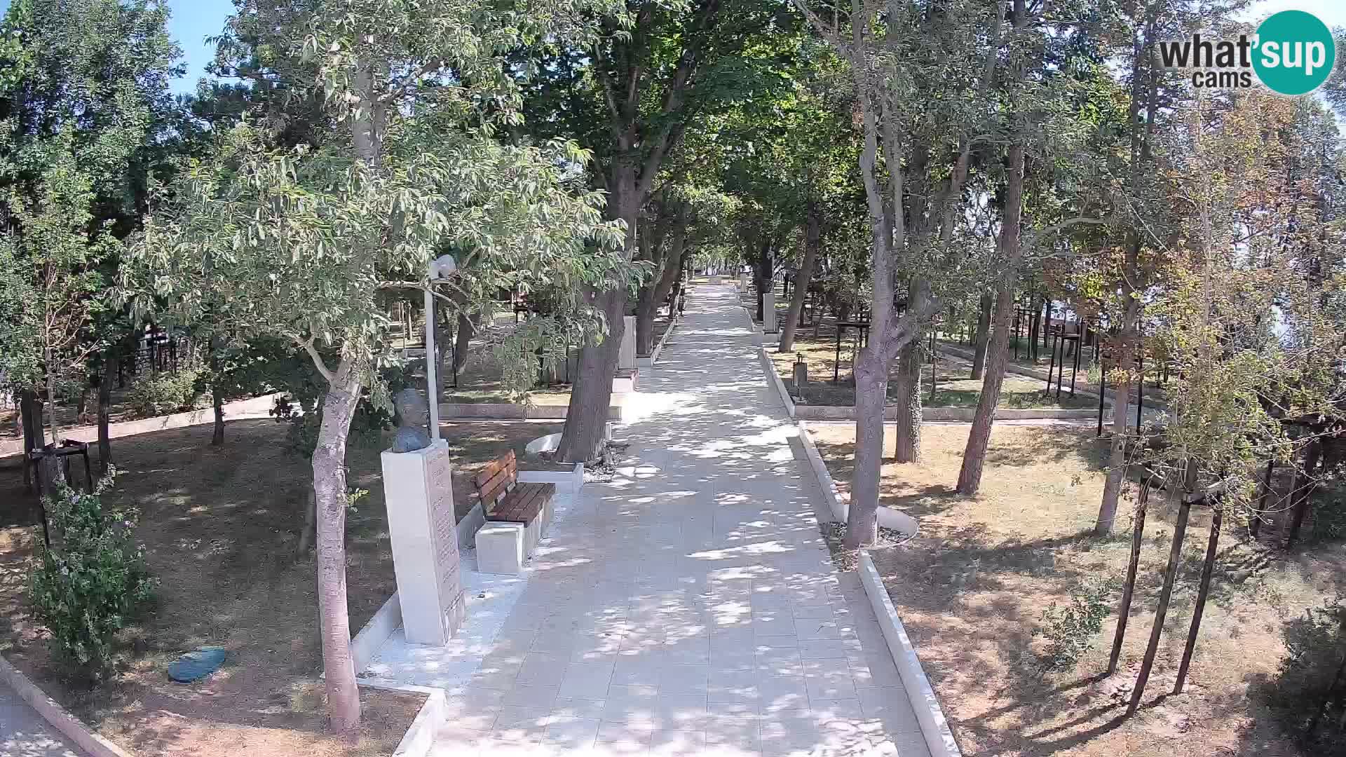 Webcam Schriftstellerpark Senj – Live am Meer