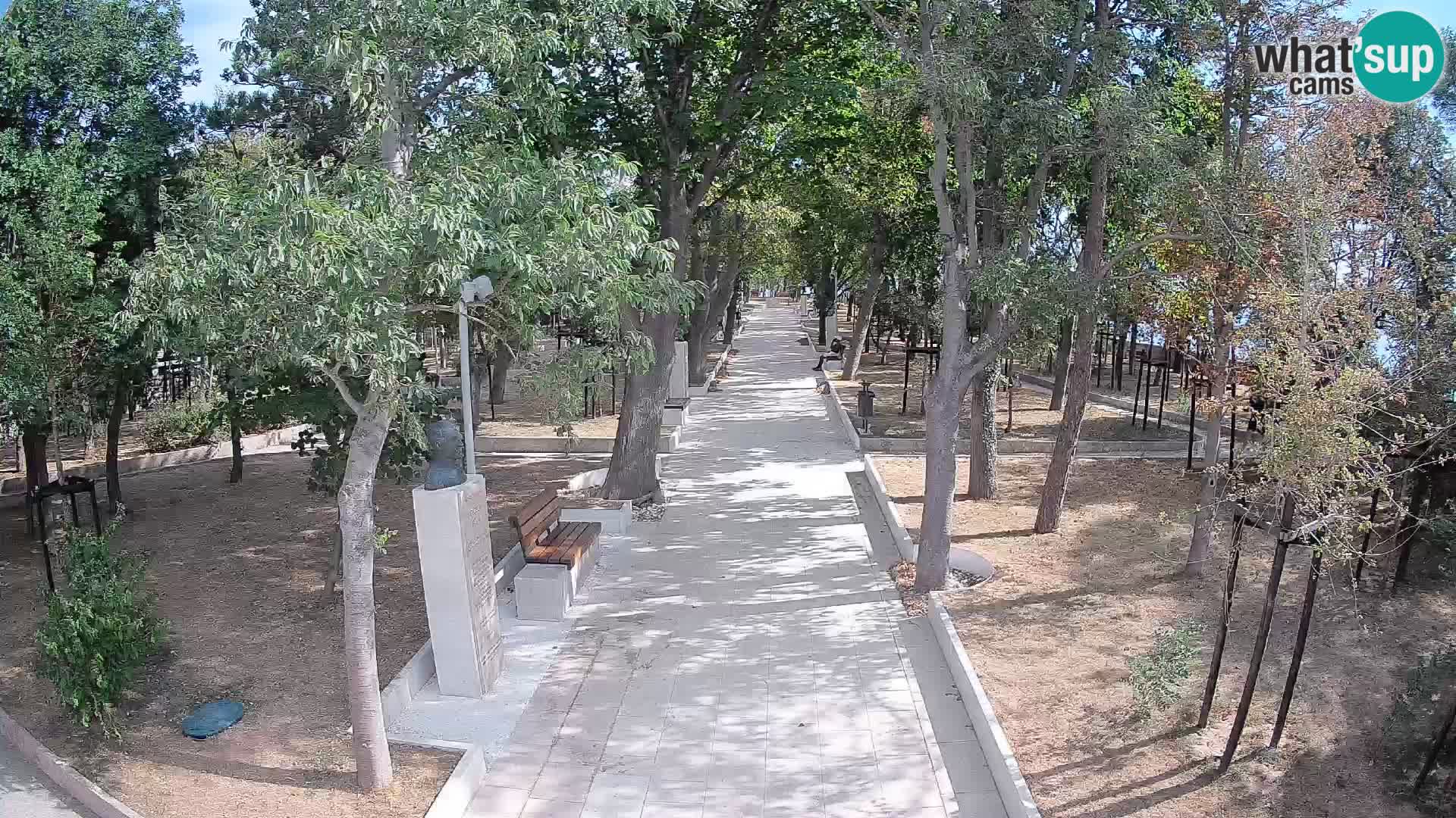 Writers’ Park Webcam Senj – Live by the Sea