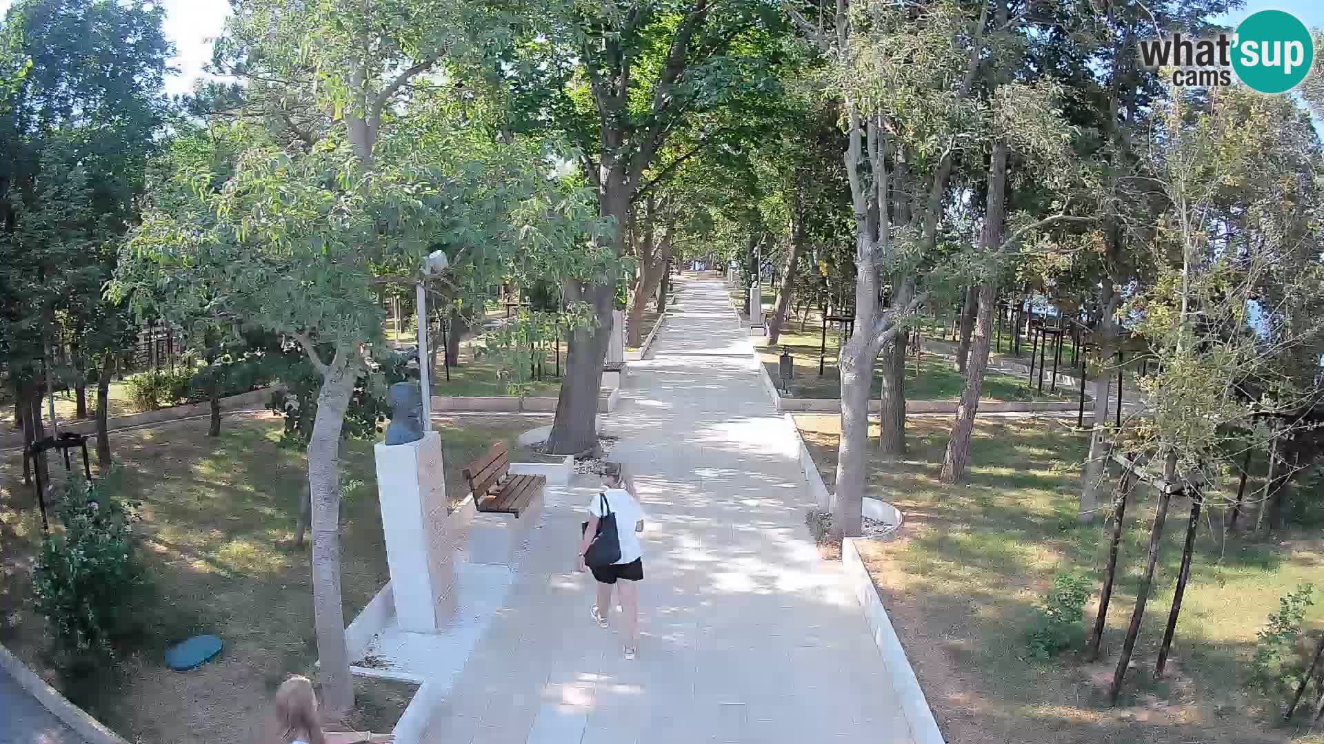Writers’ Park Webcam Senj – Live by the Sea
