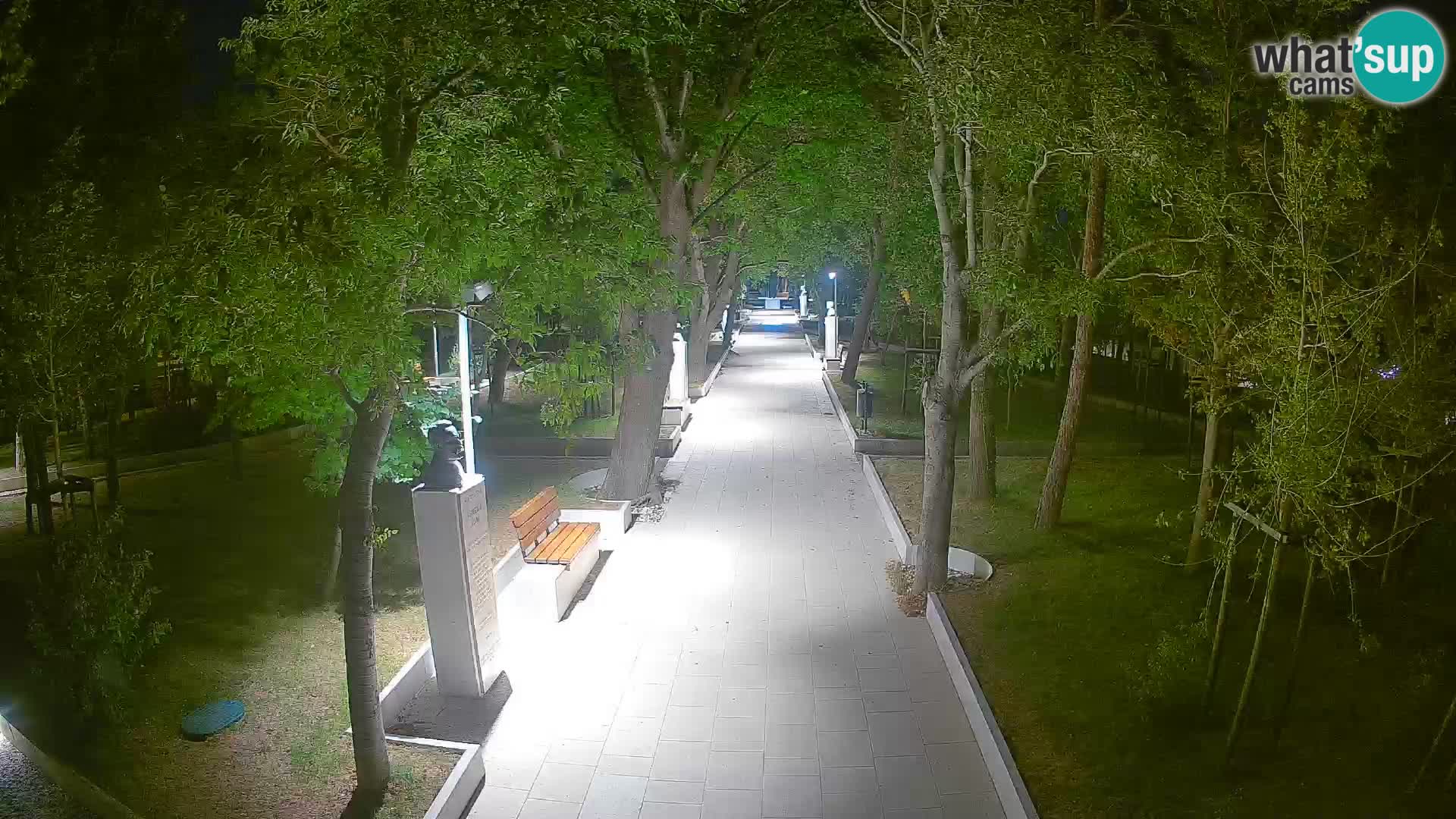 Webcam Schriftstellerpark Senj – Live am Meer