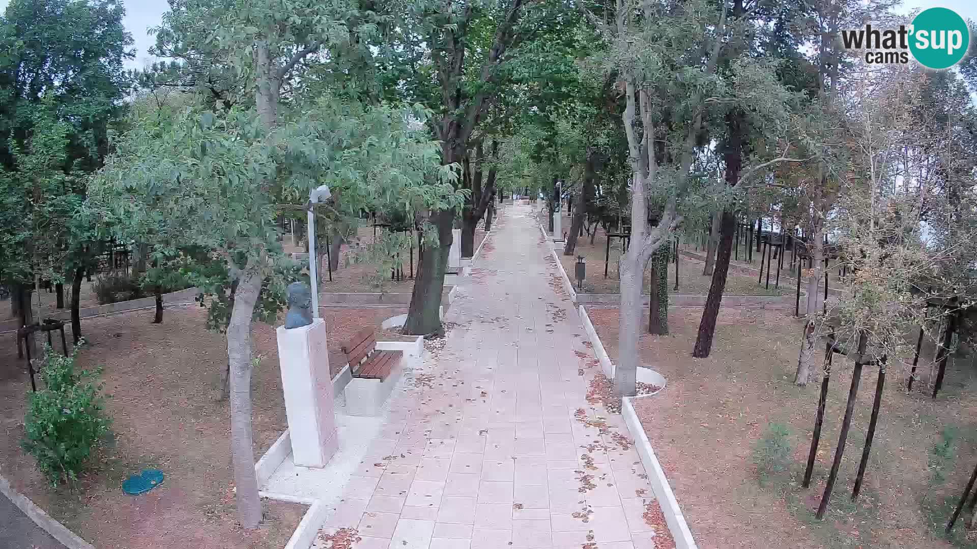 Writers’ Park Webcam Senj – Live by the Sea