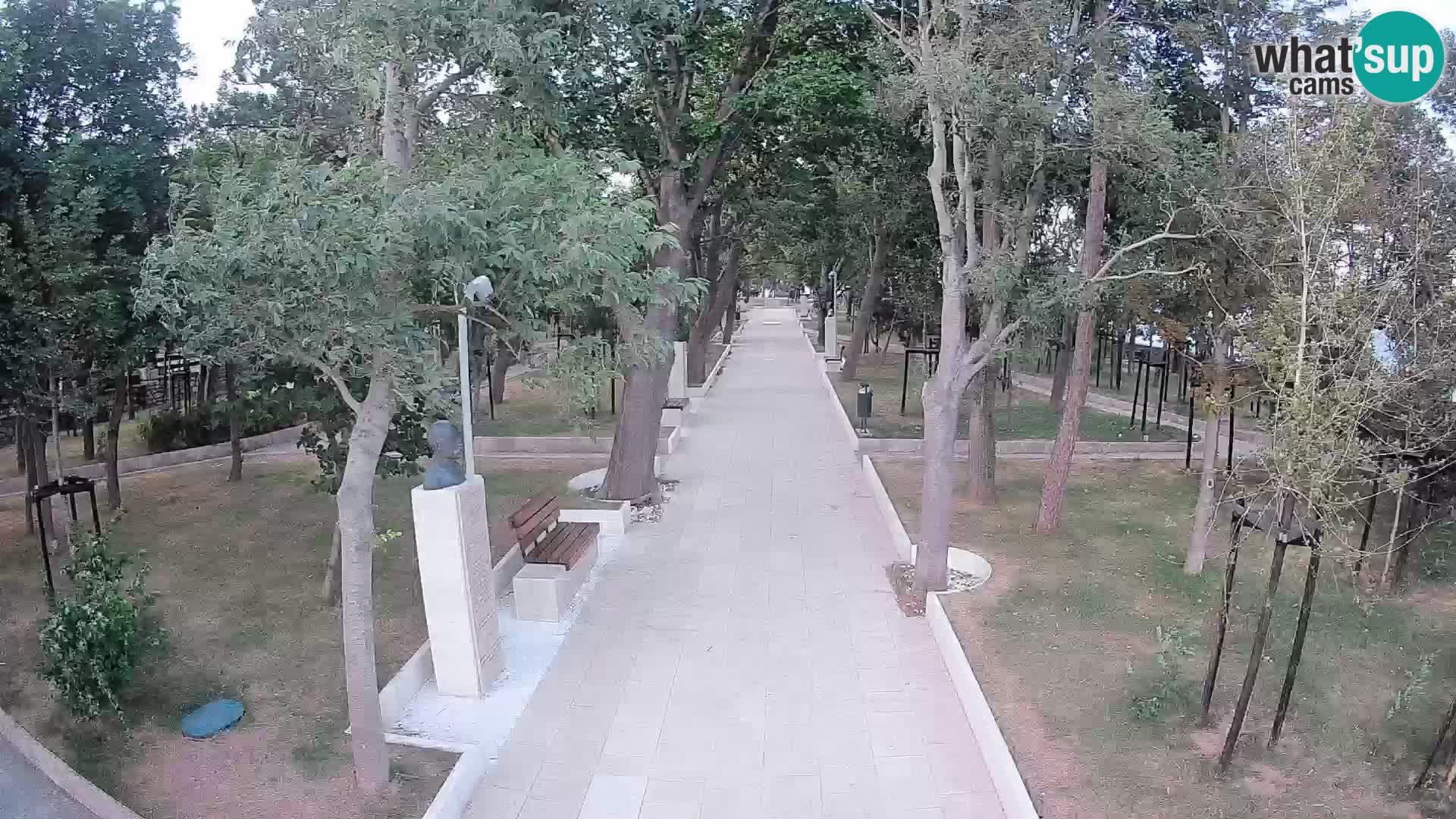 Webcam Schriftstellerpark Senj – Live am Meer