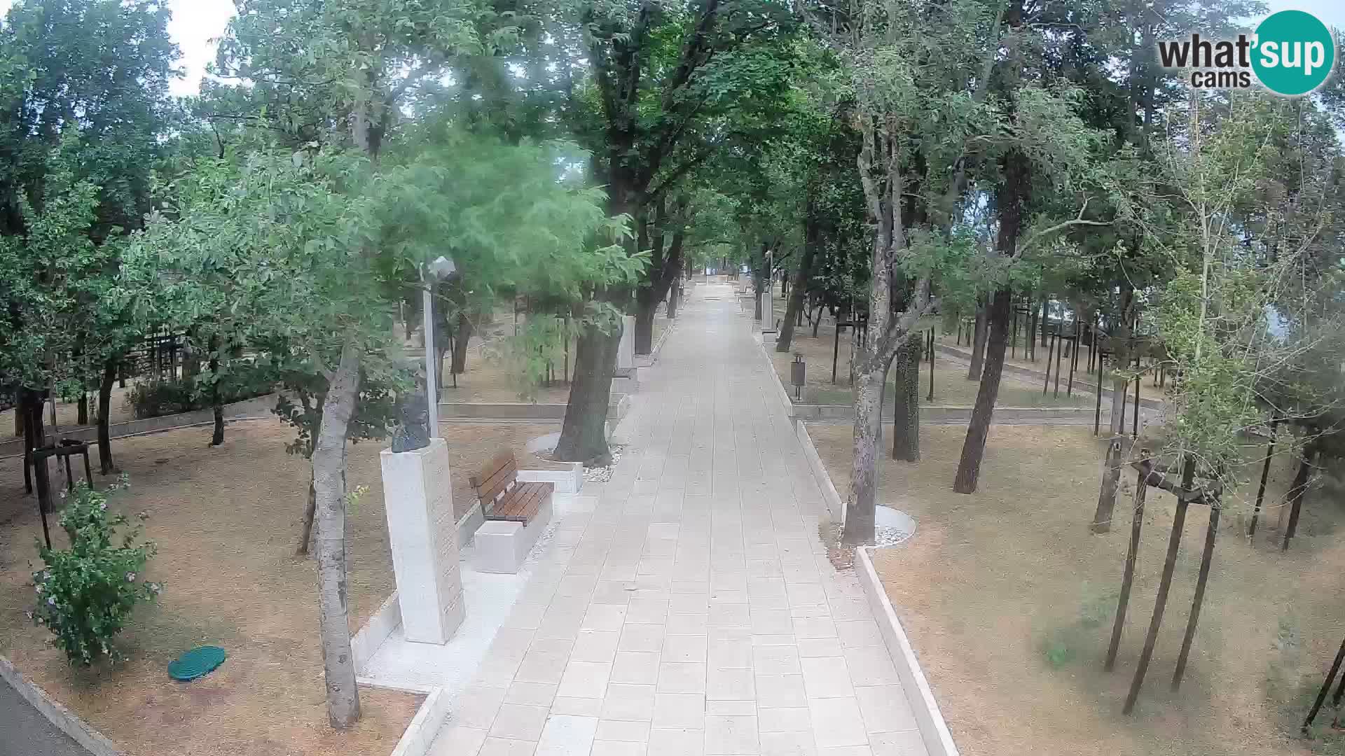 Writers’ Park Webcam Senj – Live by the Sea