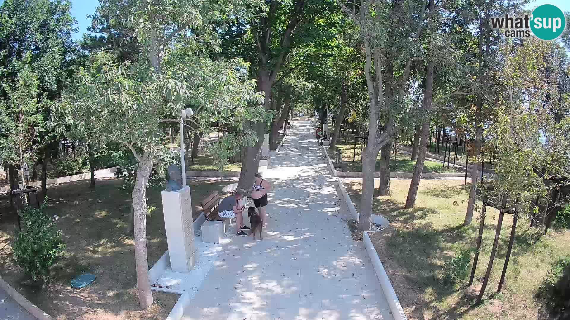 Writers’ Park Webcam Senj – Live by the Sea