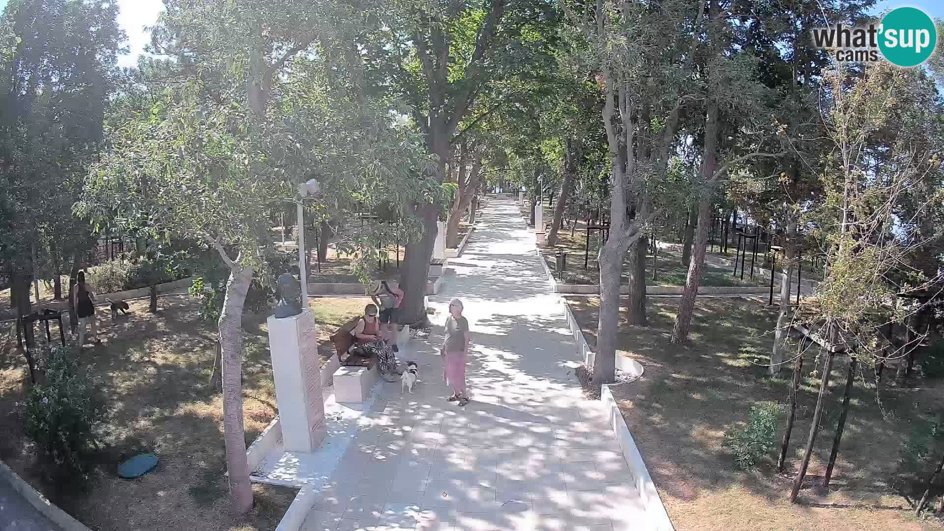 Webcam Schriftstellerpark Senj – Live am Meer