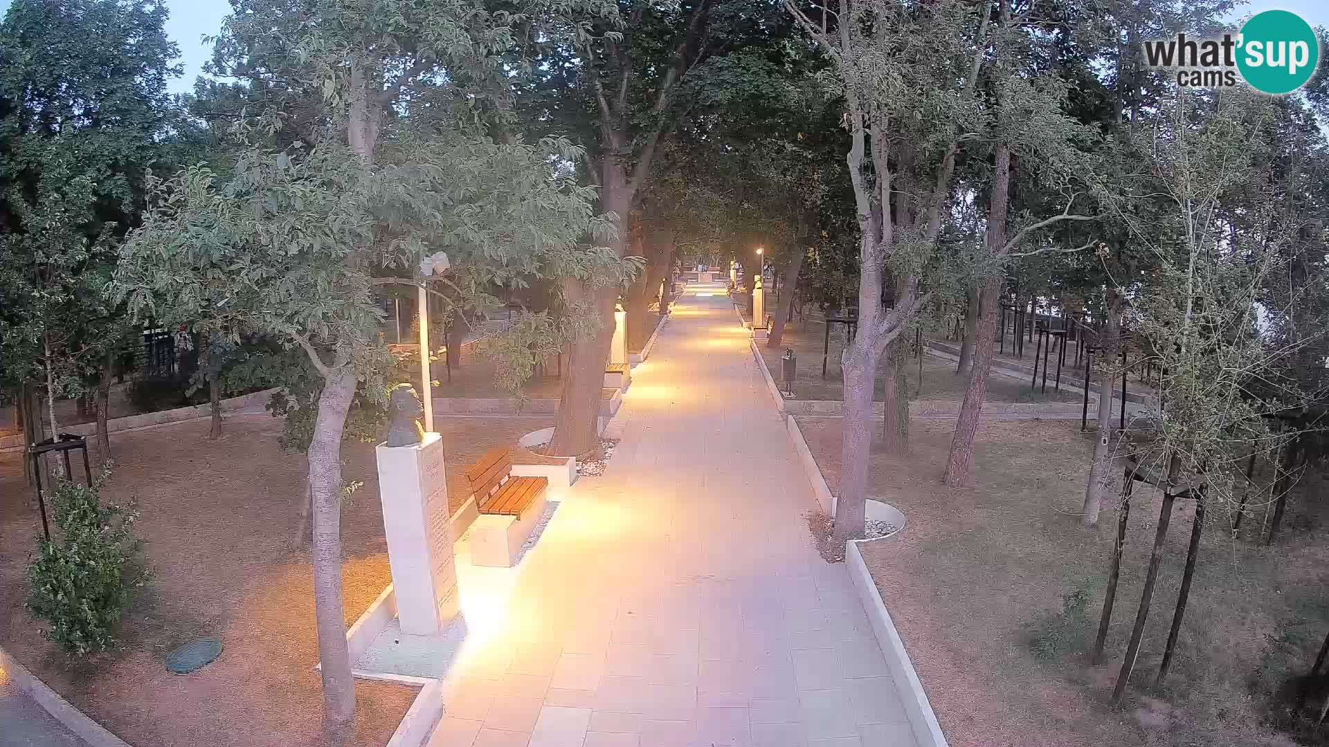 Writers’ Park Webcam Senj – Live by the Sea
