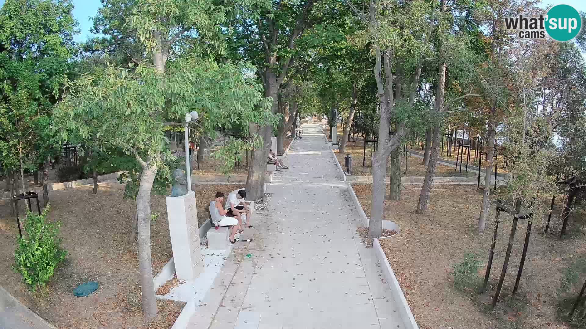 Writers’ Park Webcam Senj – Live by the Sea