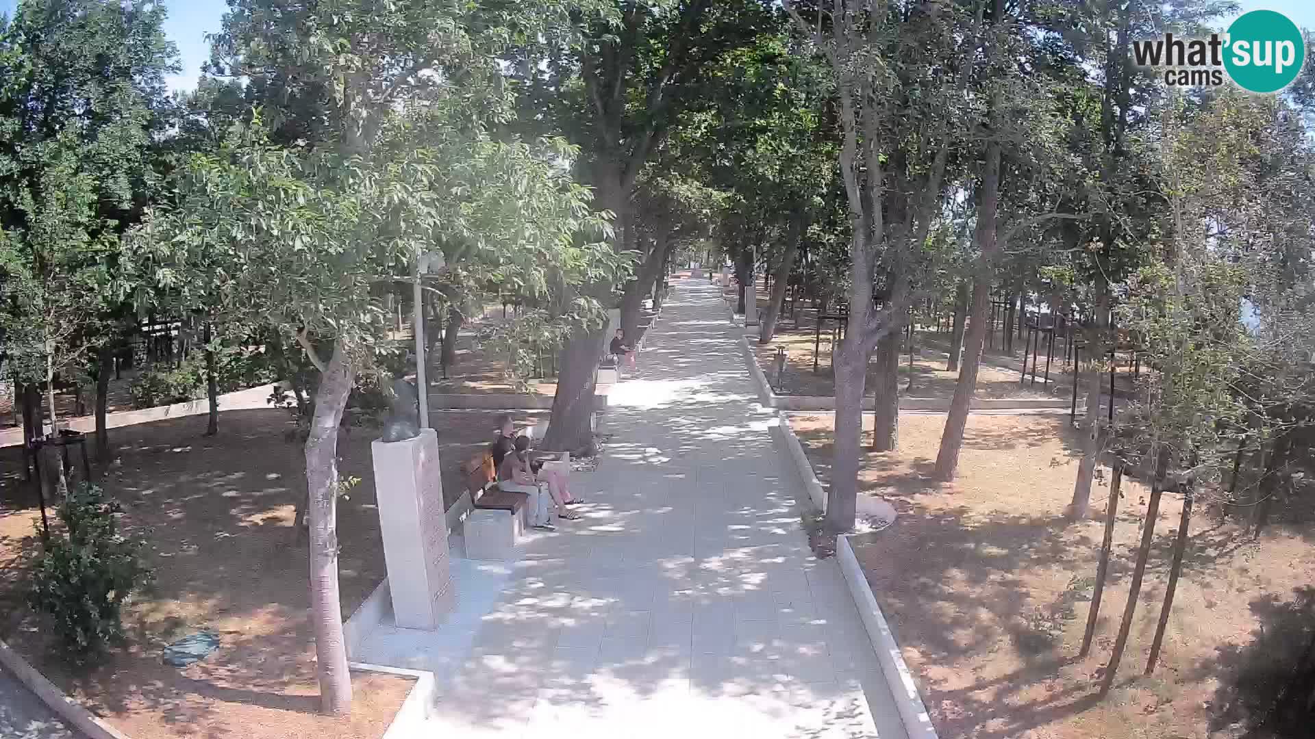 Writers’ Park Webcam Senj – Live by the Sea