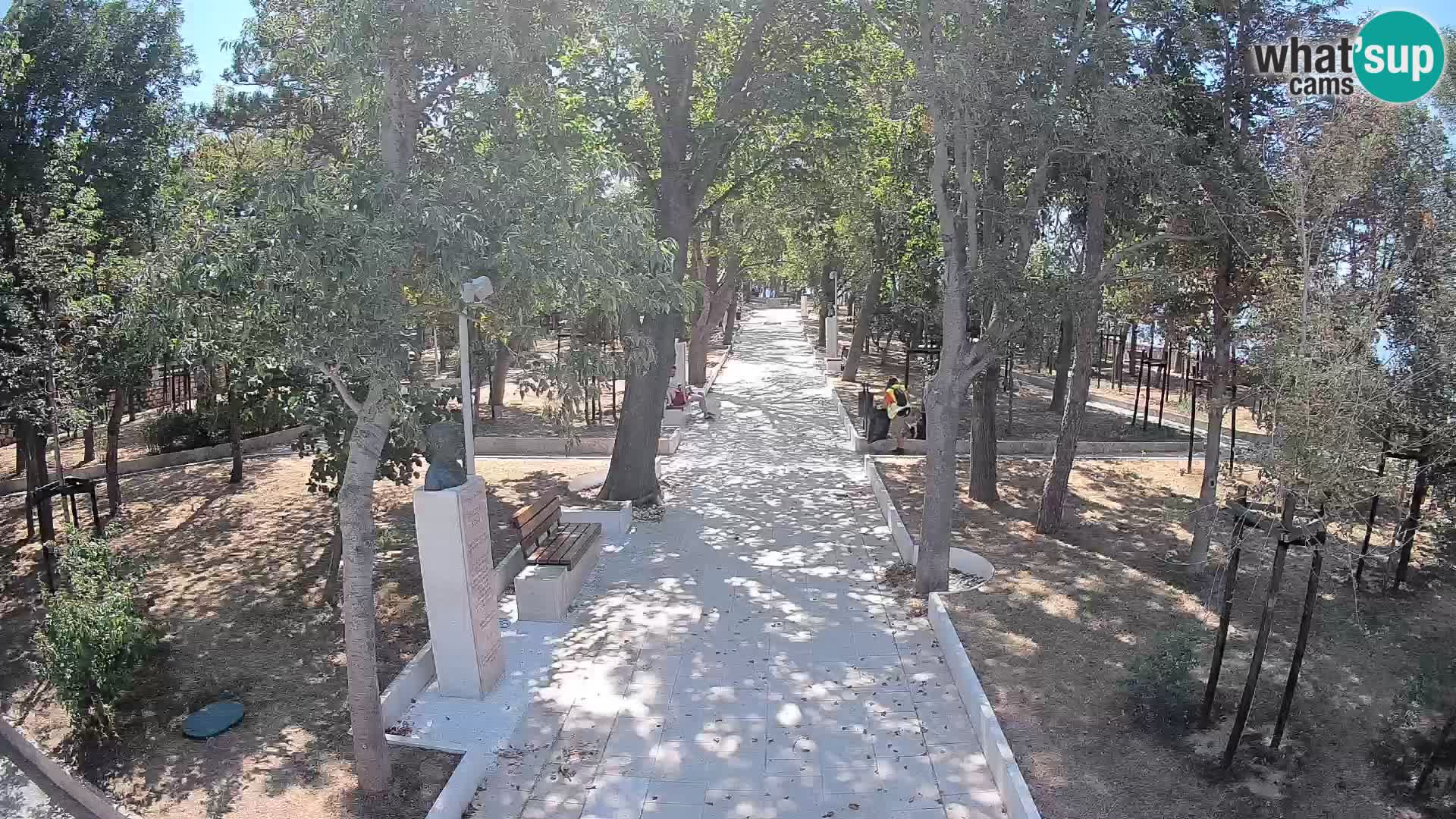 Writers’ Park Webcam Senj – Live by the Sea