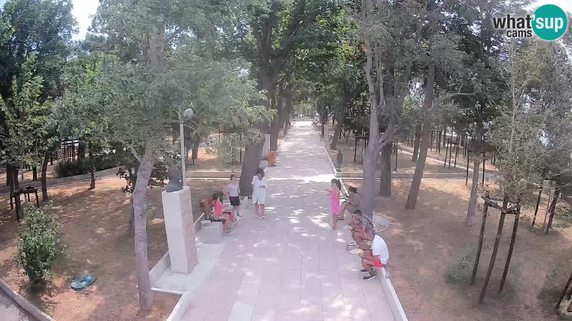 Webcam Schriftstellerpark Senj – Live am Meer