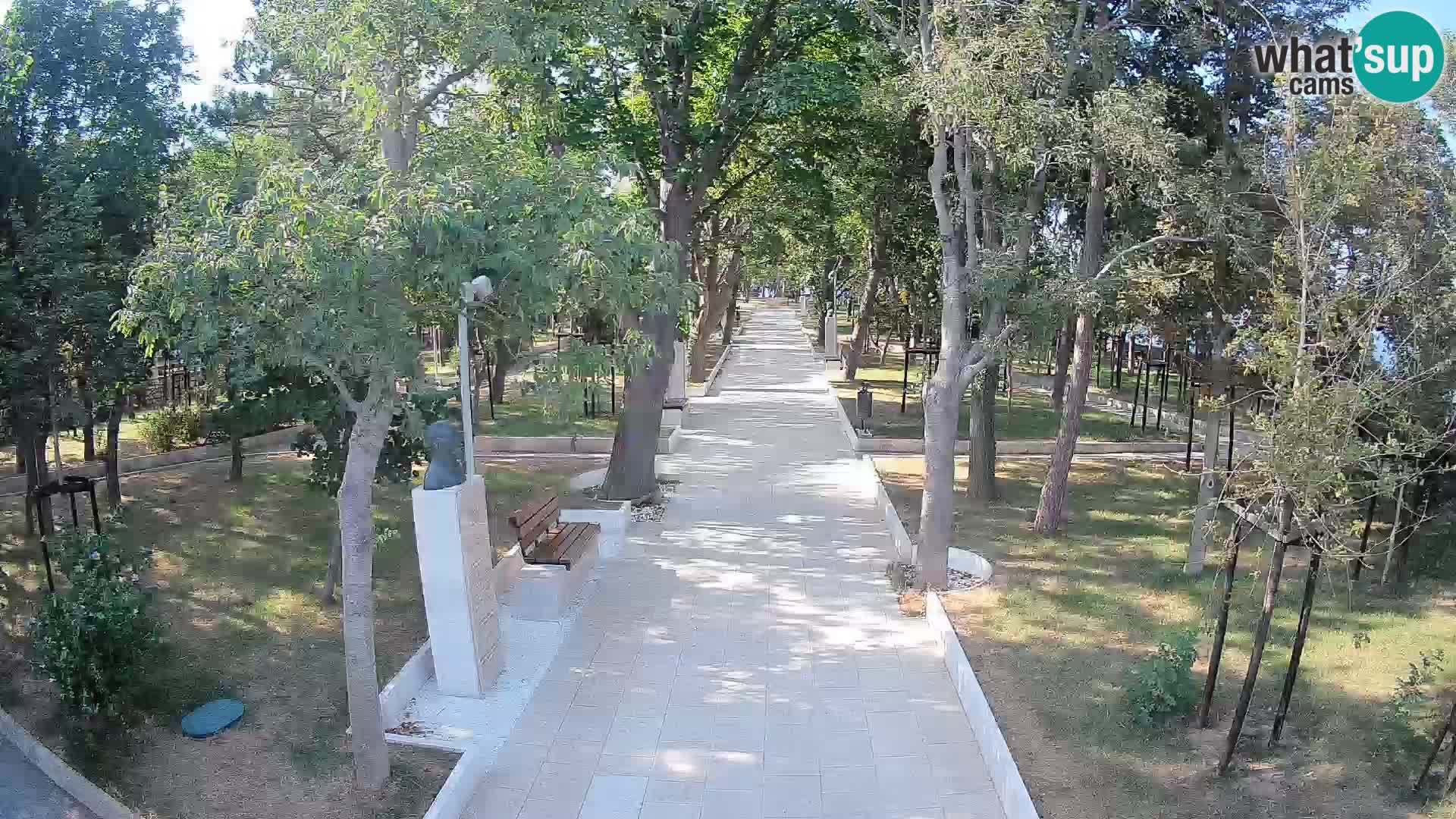 Writers’ Park Webcam Senj – Live by the Sea