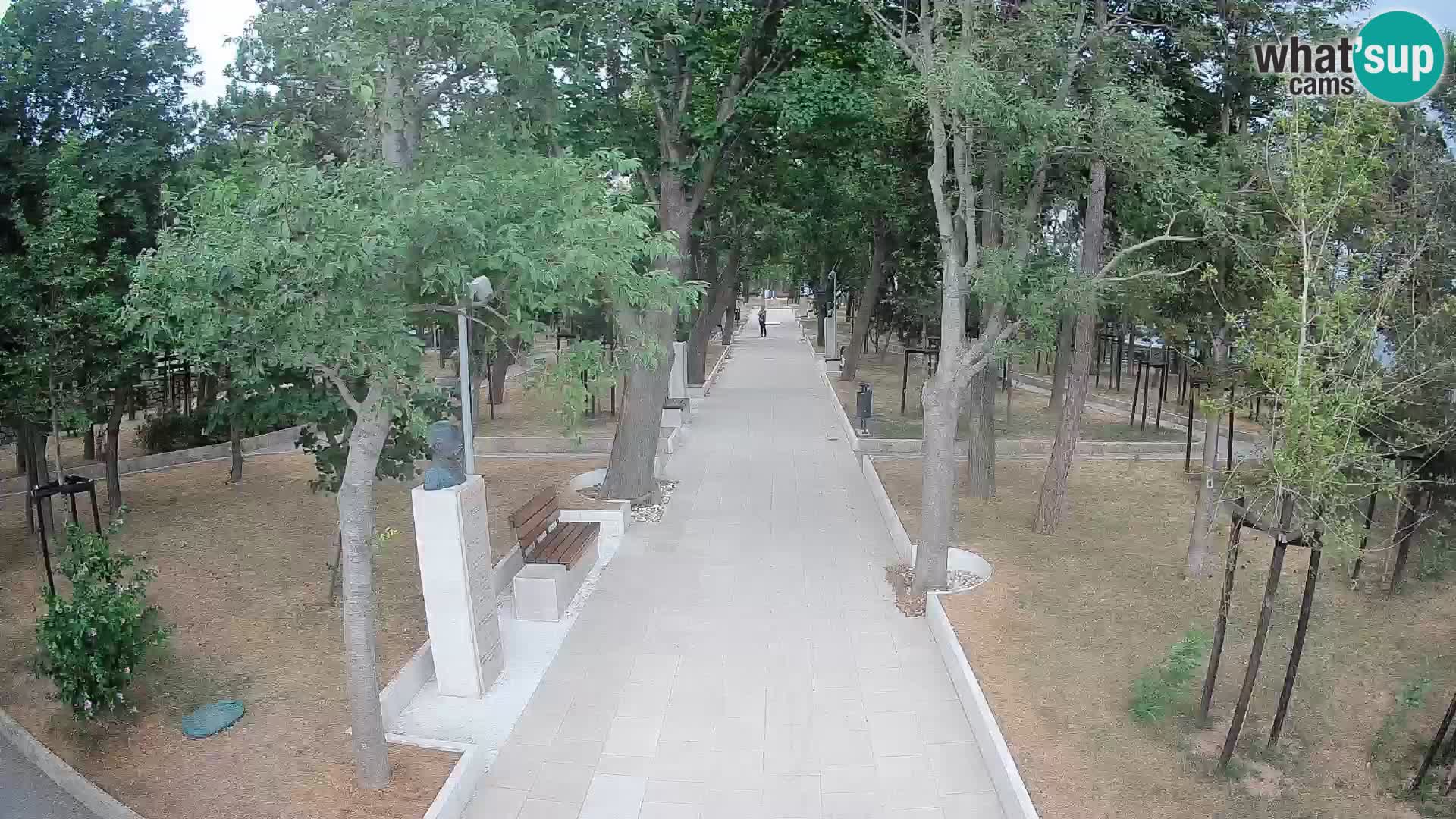 Writers’ Park Webcam Senj – Live by the Sea