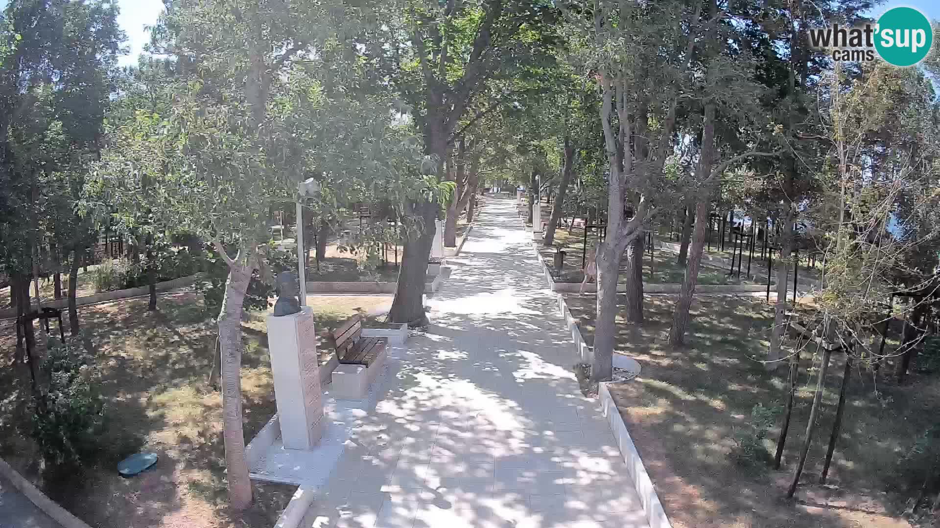 Writers’ Park Webcam Senj – Live by the Sea