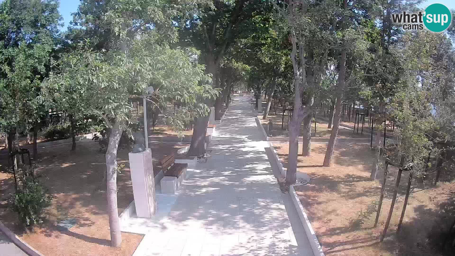 Writers’ Park Webcam Senj – Live by the Sea