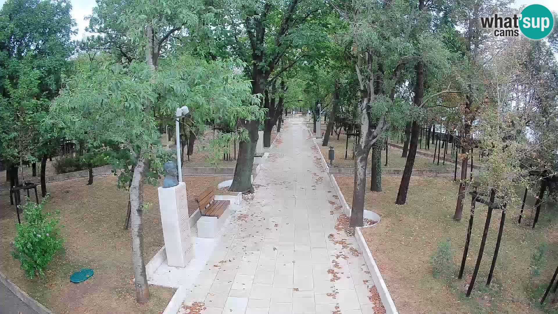Writers’ Park Webcam Senj – Live by the Sea