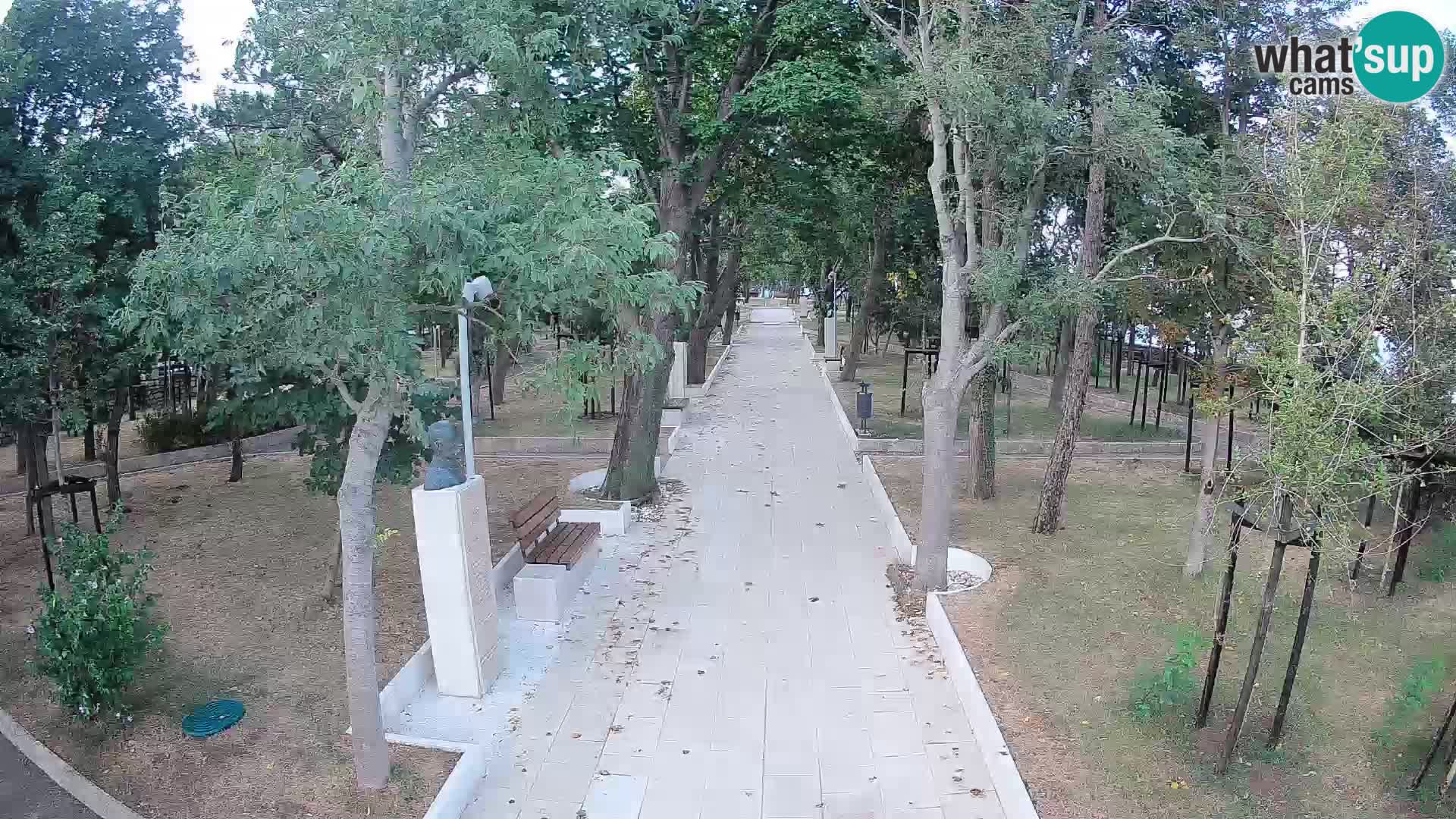 Writers’ Park Webcam Senj – Live by the Sea