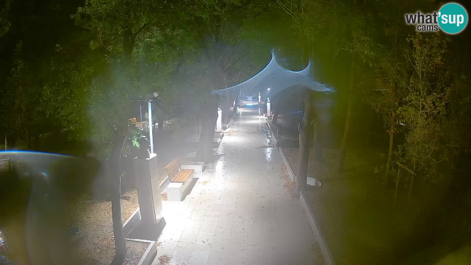 Writers’ Park Webcam Senj – Live by the Sea