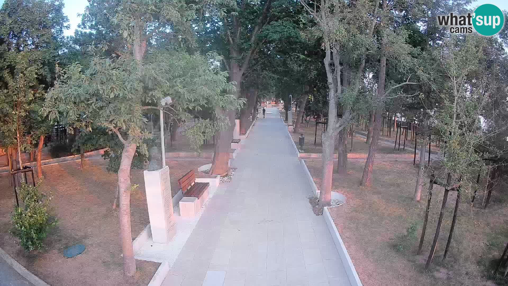 Writers’ Park Webcam Senj – Live by the Sea