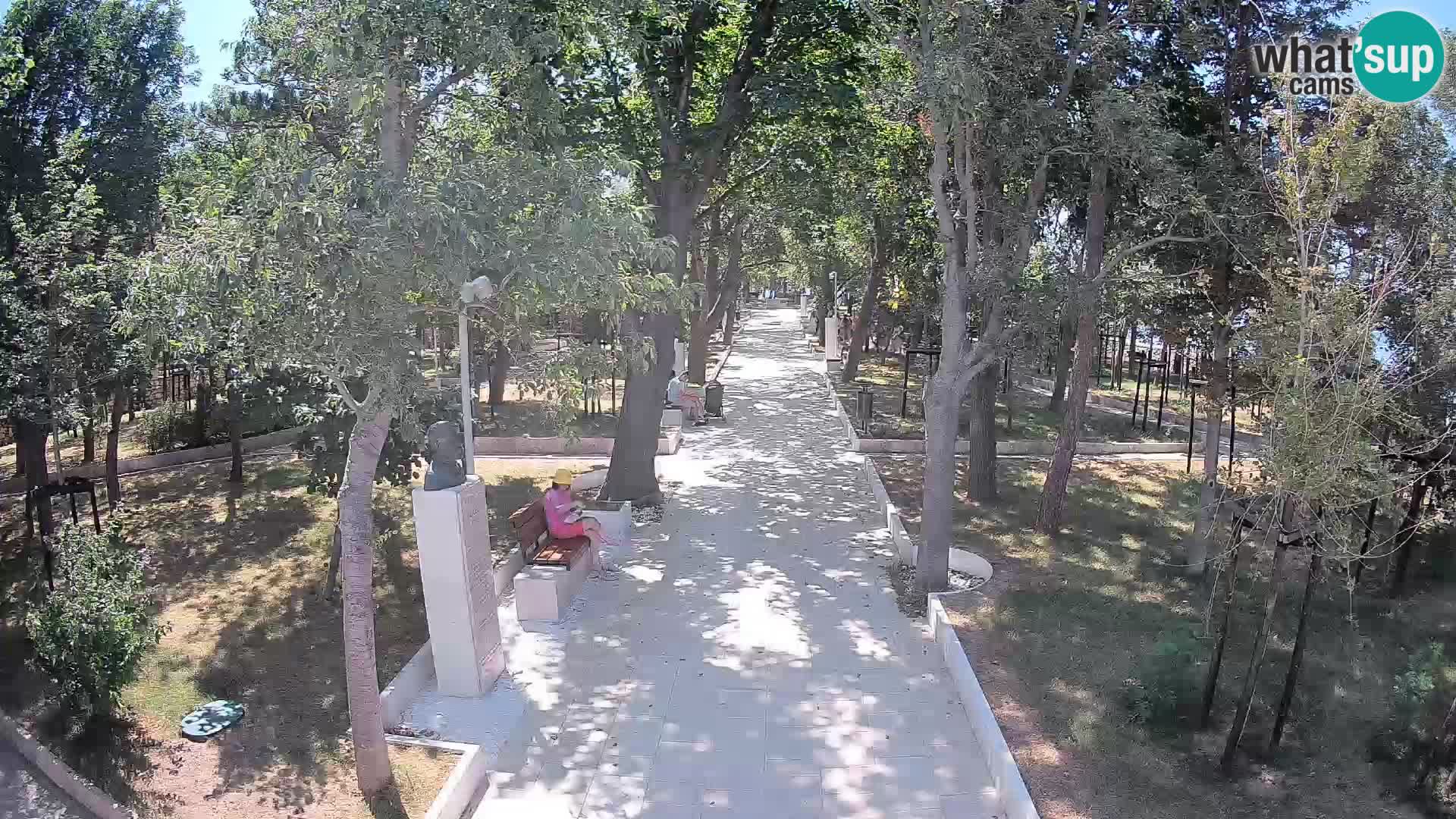 Writers’ Park Webcam Senj – Live by the Sea