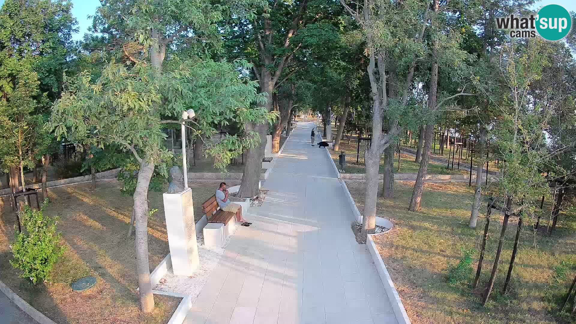 Writers’ Park Webcam Senj – Live by the Sea